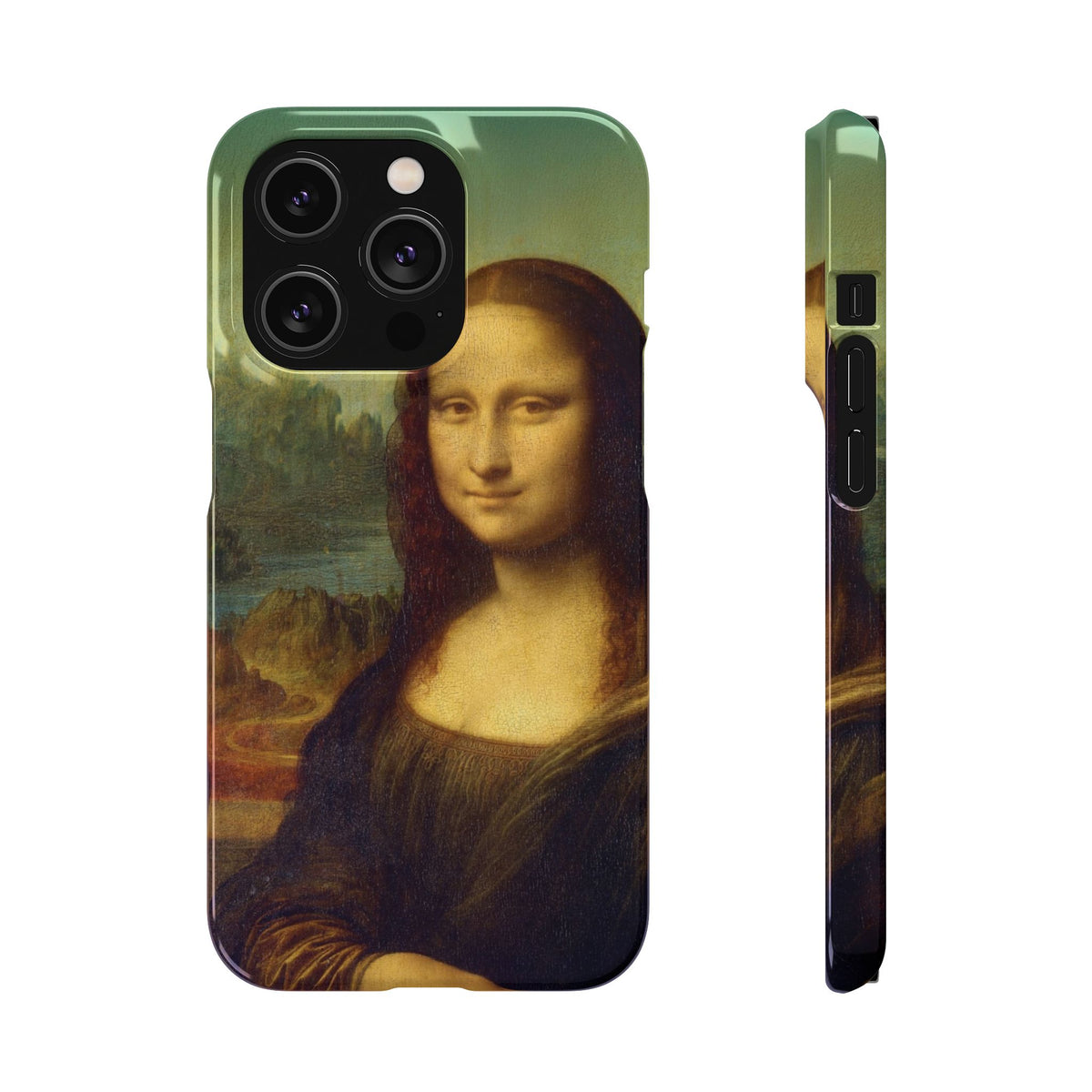 Mona Lisa by Leonardo da Vinci - iPhone Slim Case