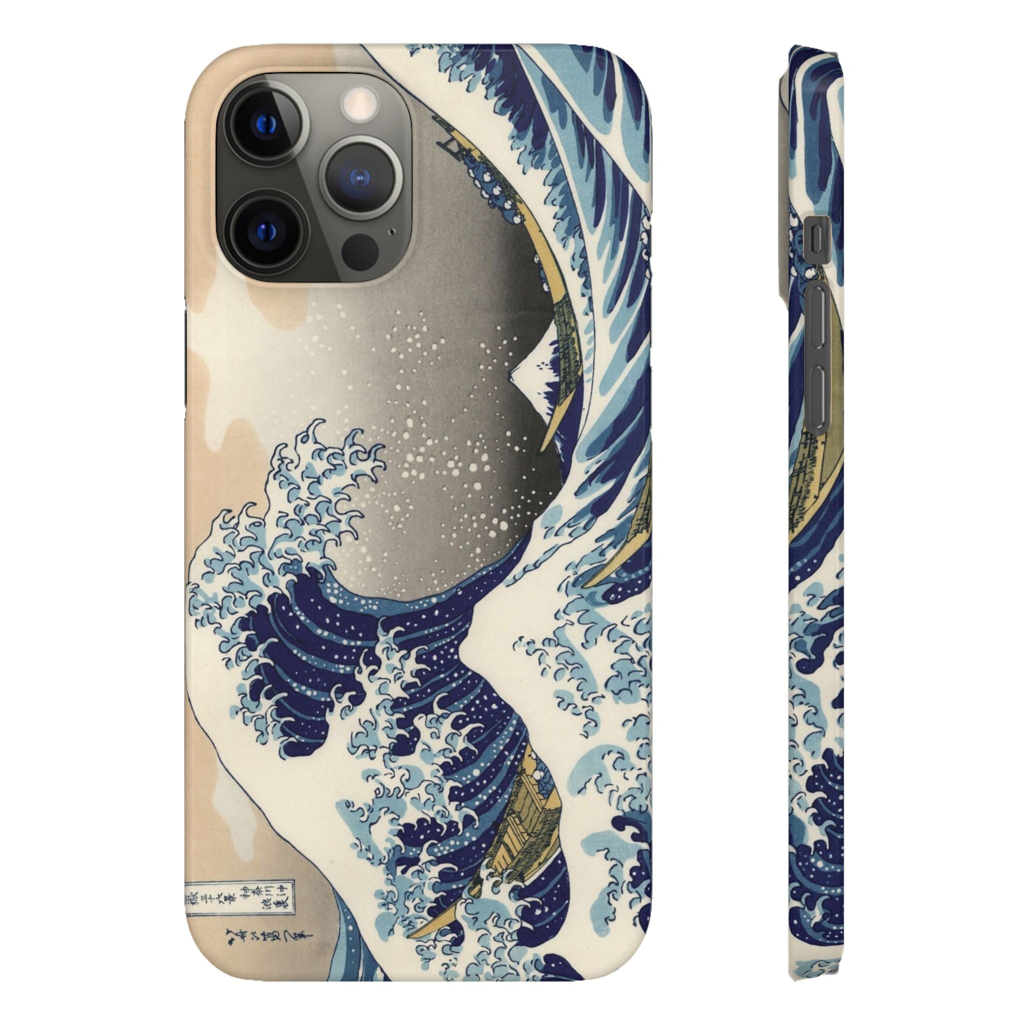 The Great Wave off Kanagawa by Hokusai - iPhone Slim Case