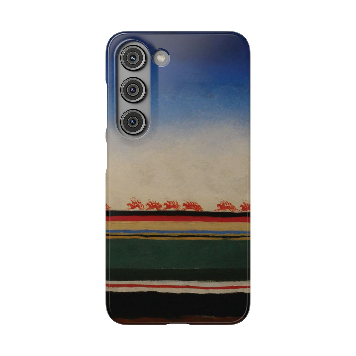Red Cavalry Riding by Kazimir Malevich - Samsung Slim Case