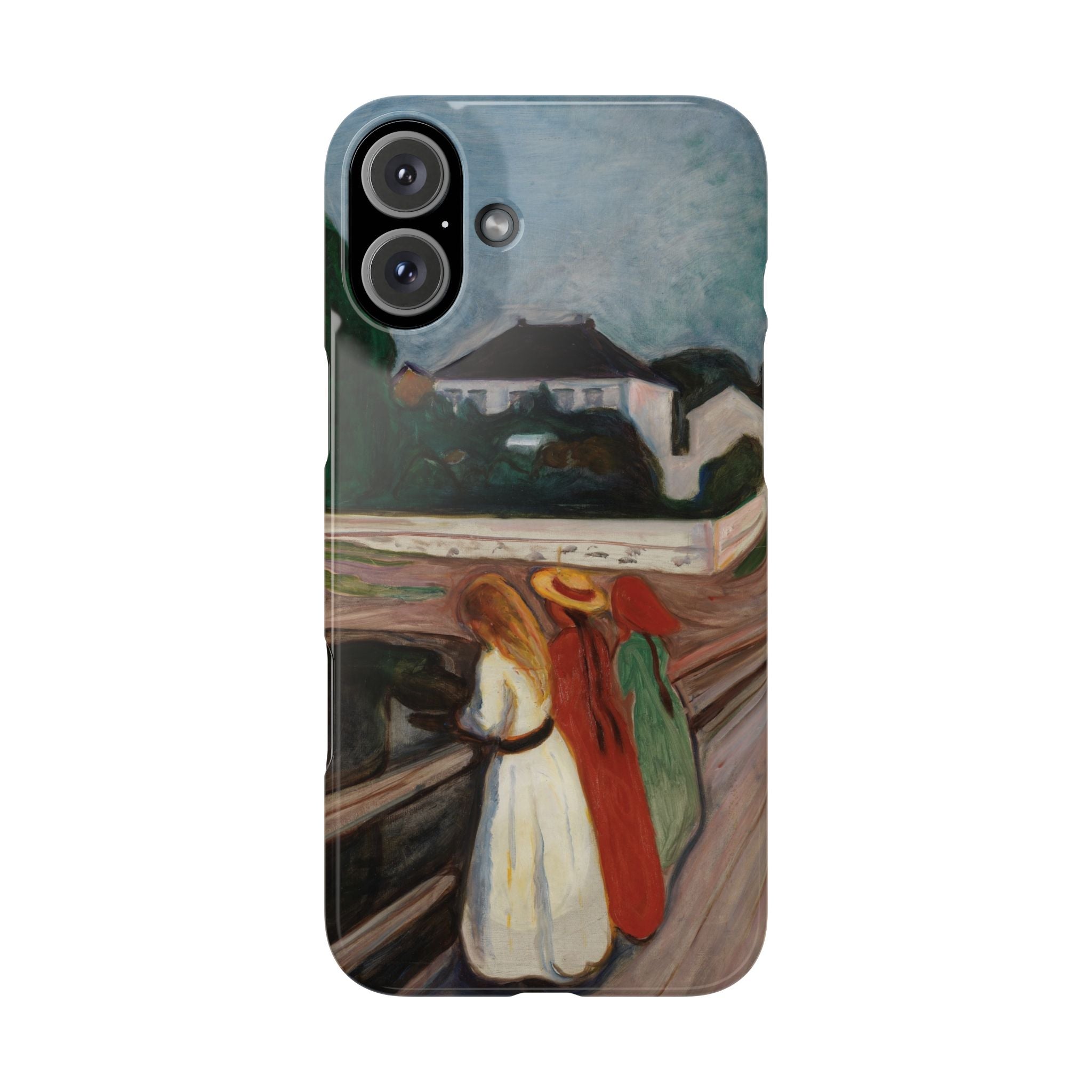The Girls on the Bridge by Edvard Munch - iPhone Slim Case