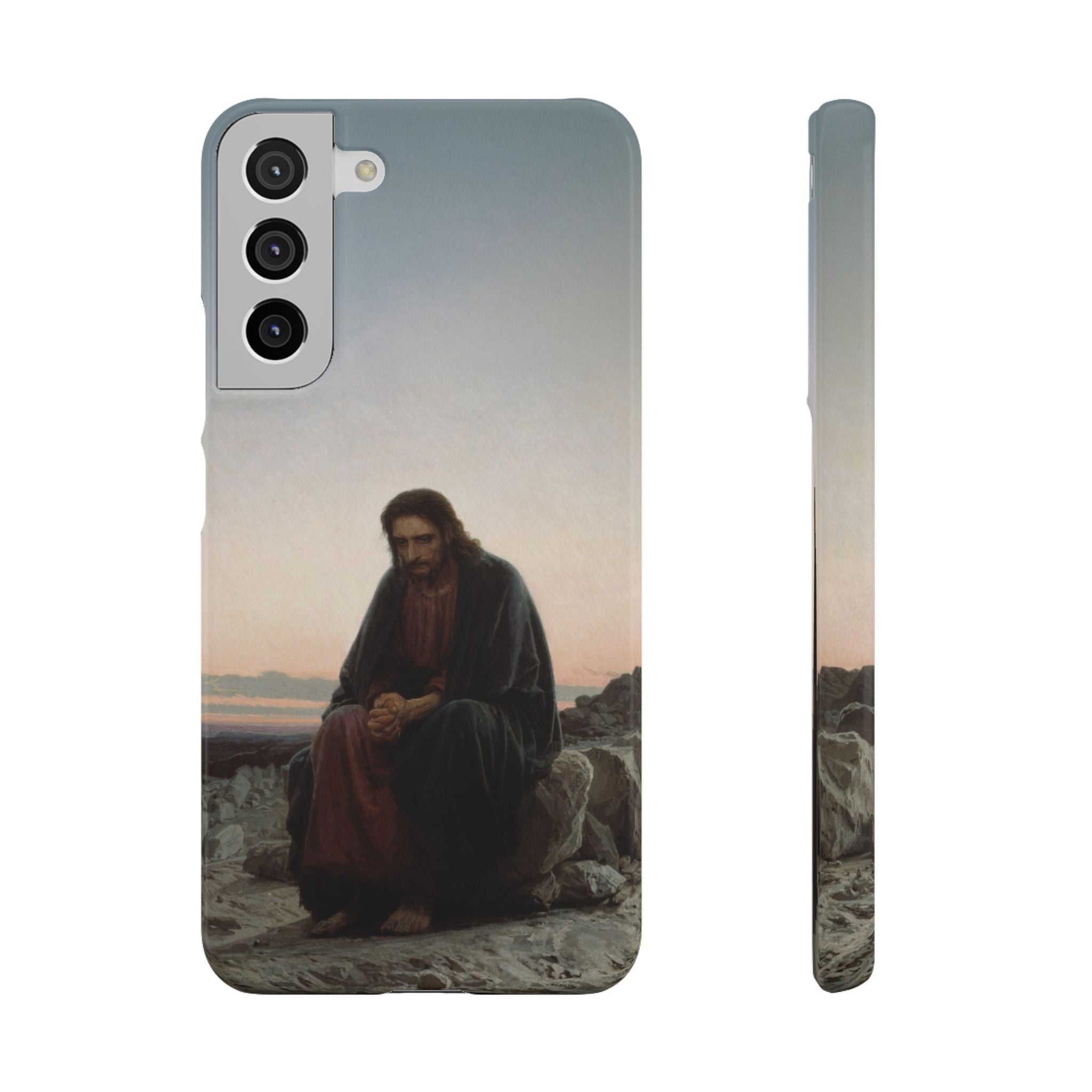Christ in the Desert by Ivan Kramskoy - Samsung Slim Case