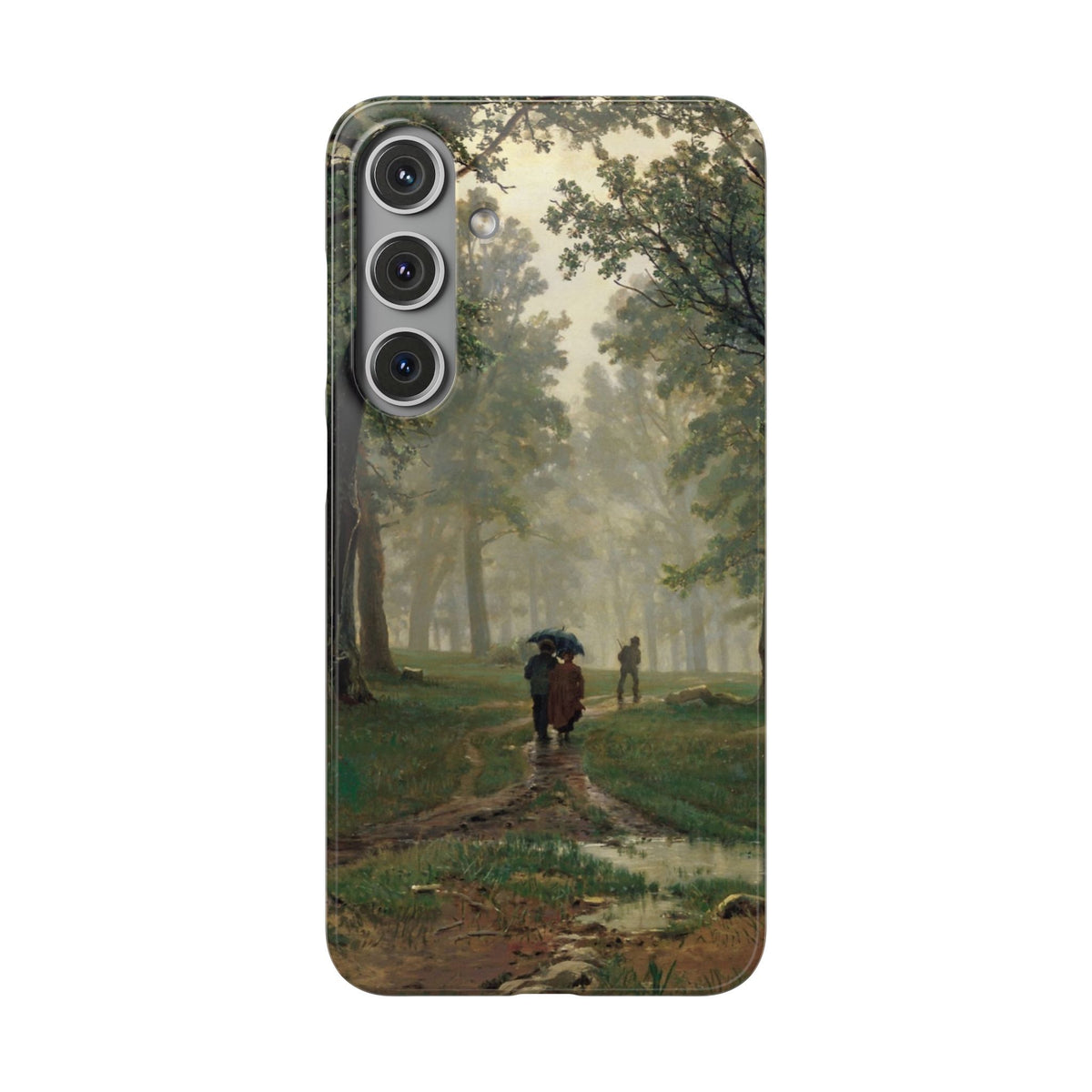 Rain in an Oak Forest by Ivan Ivanovich Shishkin - Samsung Slim Case