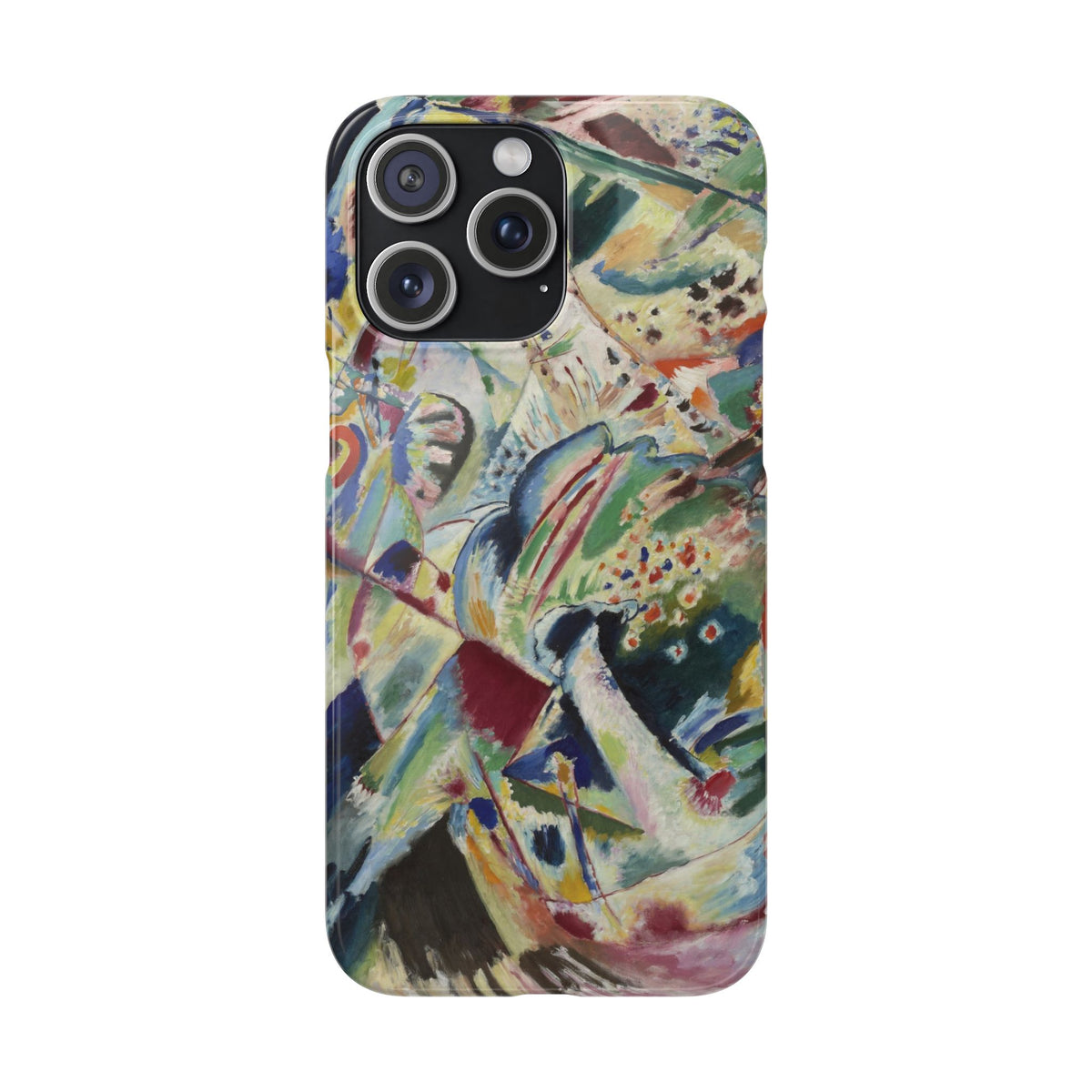 Panel for Edwin R. Campbell No. 4 by Vasily Kandinsky - iPhone Slim Case