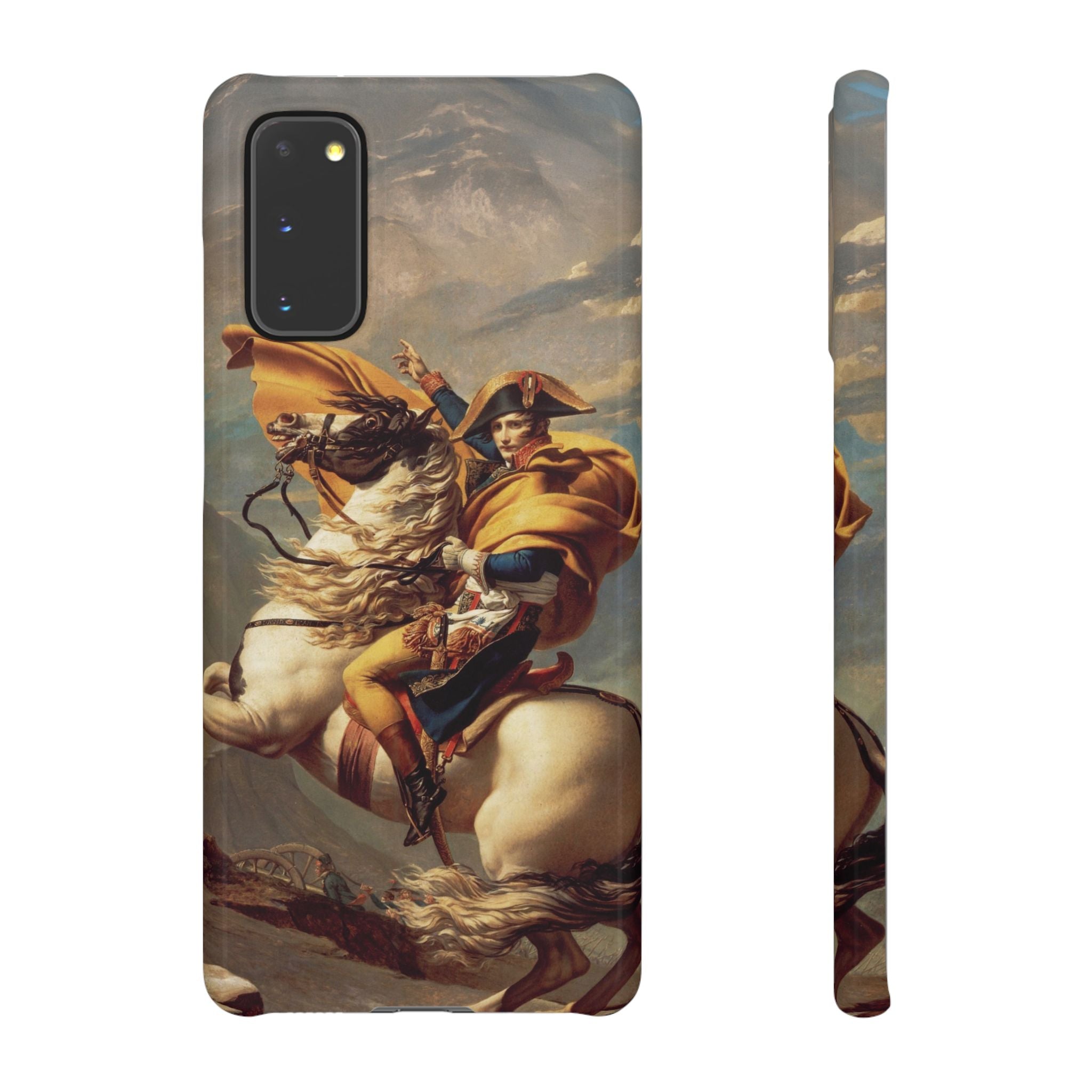 Napoleon at the Saint-Bernard Pass by Jacques-Louis David - Samsung Slim Case