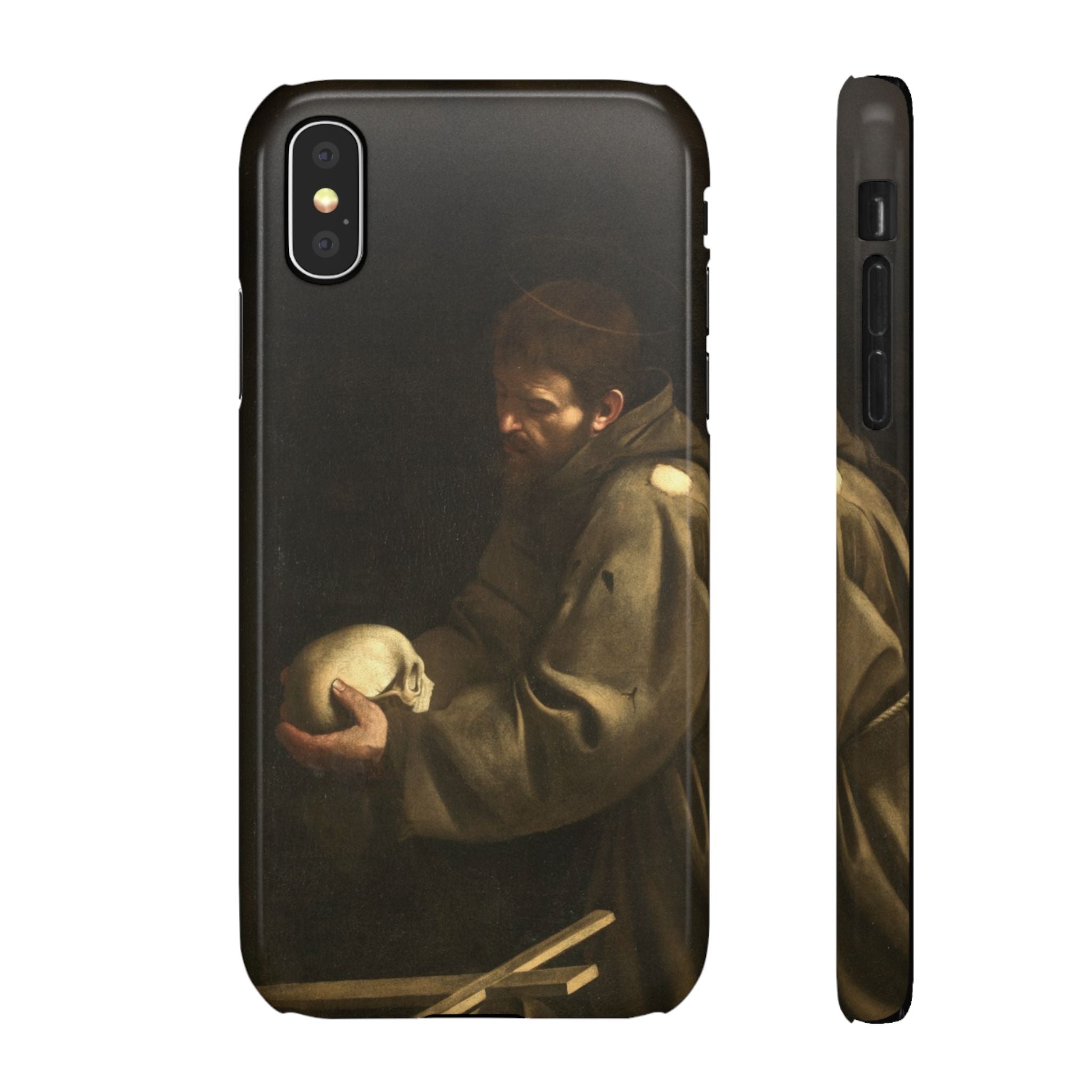 San Francesco in meditazione by Caravaggio - iPhone Slim Case