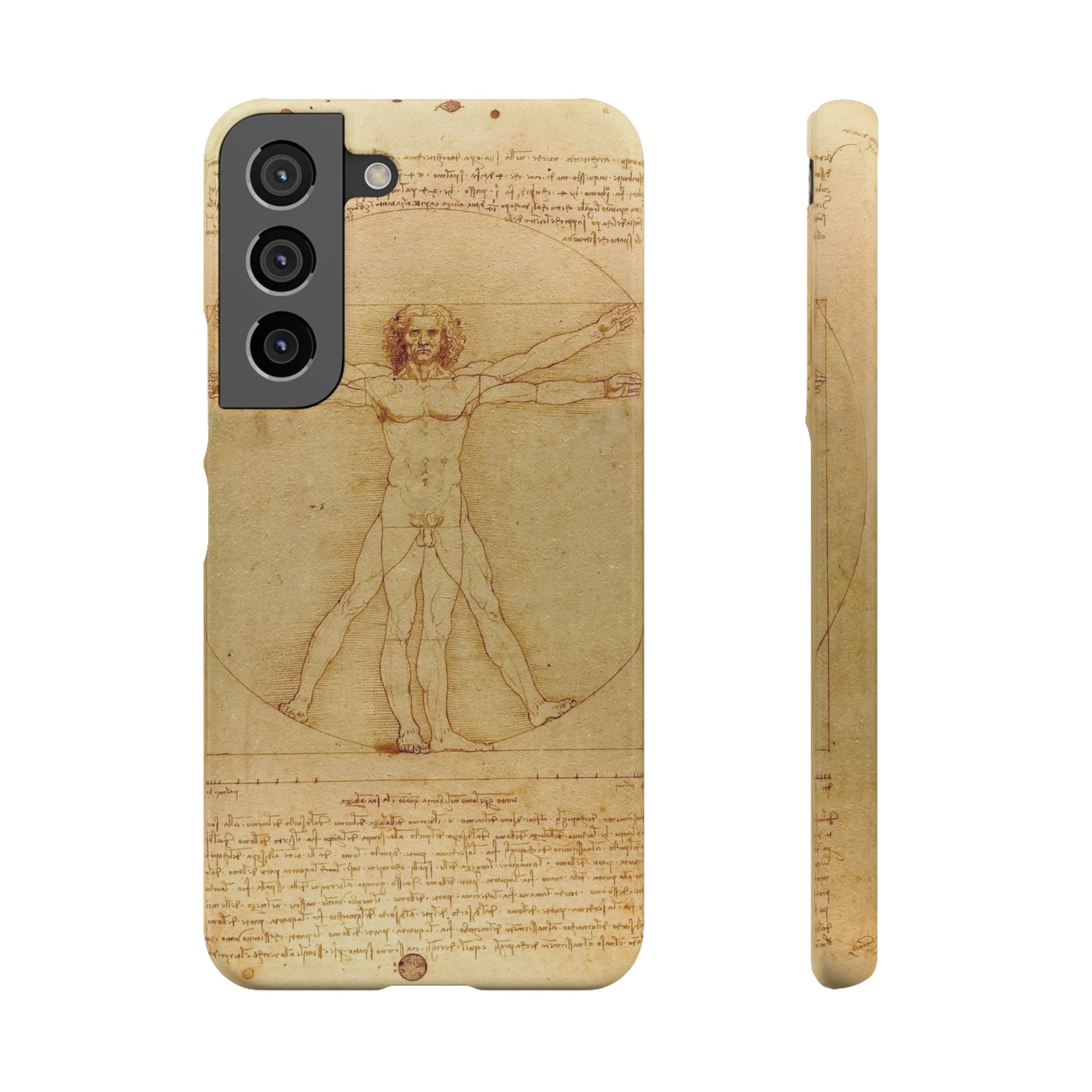 The Vitruvian Man by Leonardo da Vinci - Samsung Slim Case