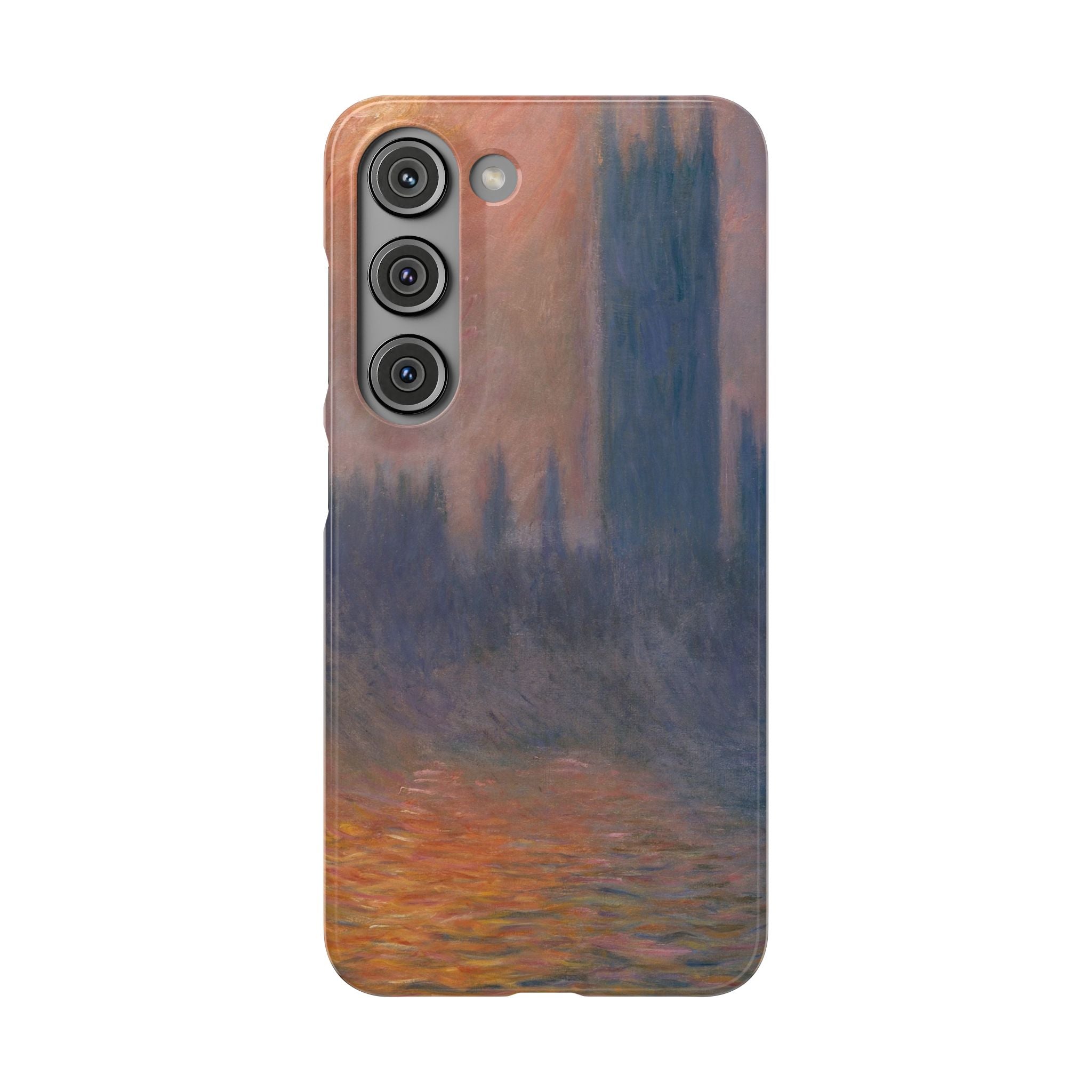 The Houses of Parliament Sunset by Claude Monet - Samsung Slim Case