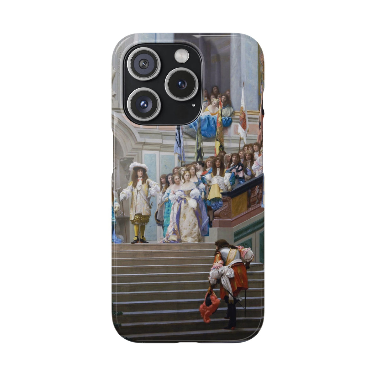 Reception du Grand Conde par Louis XIV by Jean-Leon Gerome - iPhone Slim Case