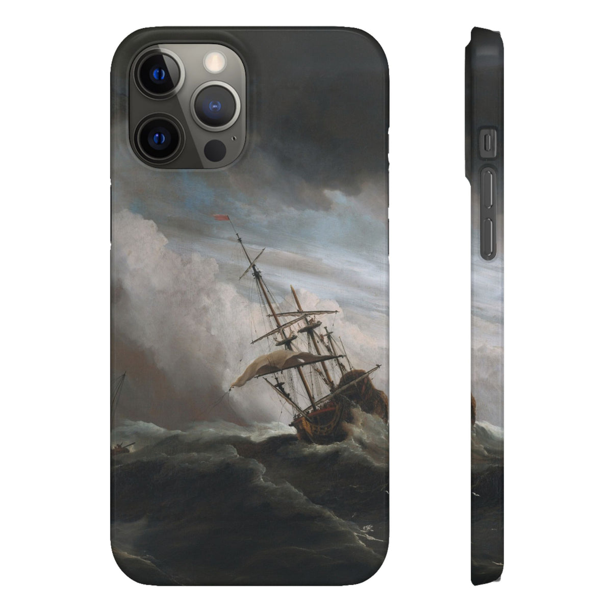The Gust by Willem van de Velde - iPhone Slim Case