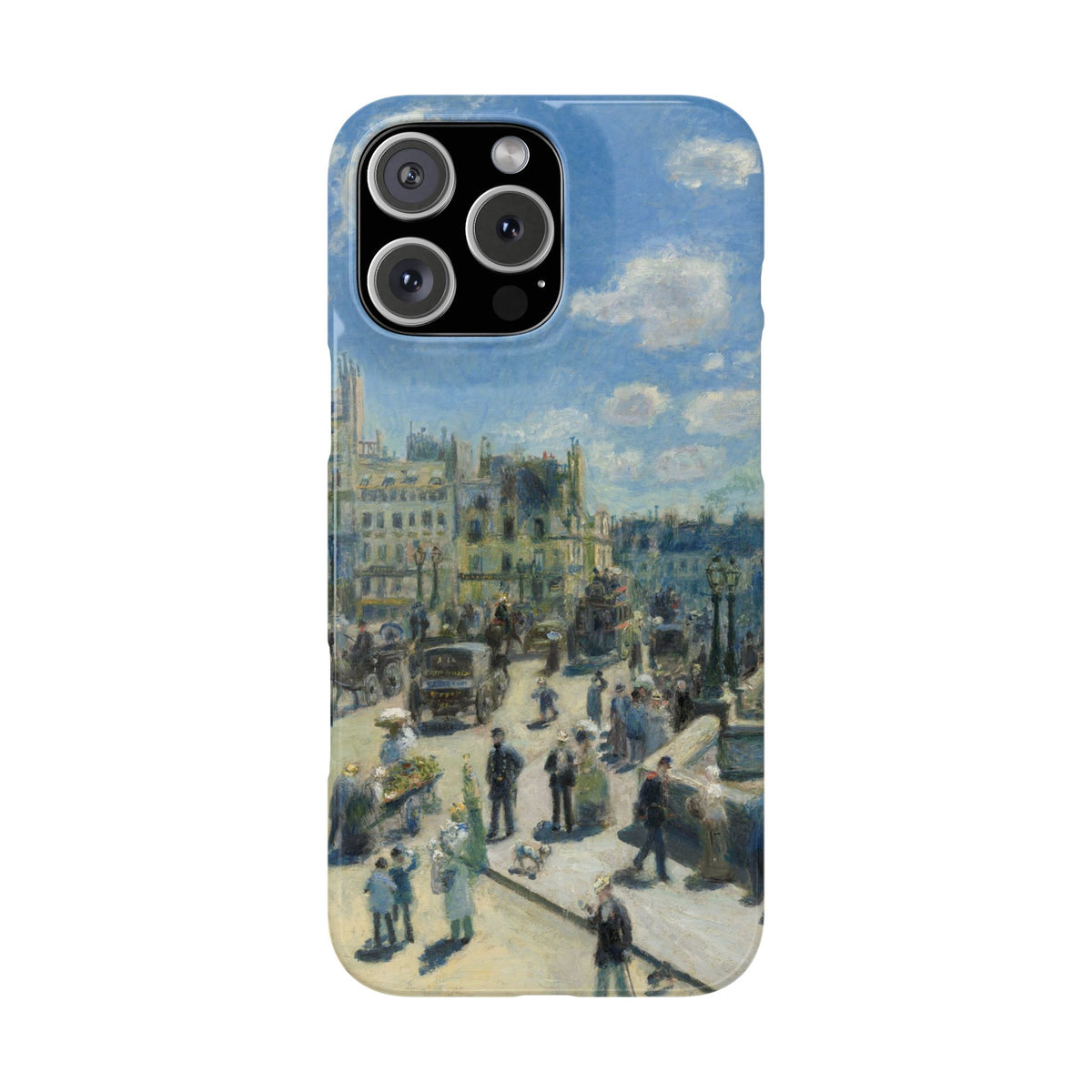 Pont Neuf Paris by Pierre Auguste Renoir - iPhone Slim Case