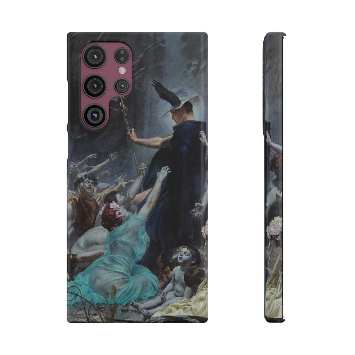 The Souls of Acheron by Adolf Hiremy-Hirschl - Samsung Slim Case