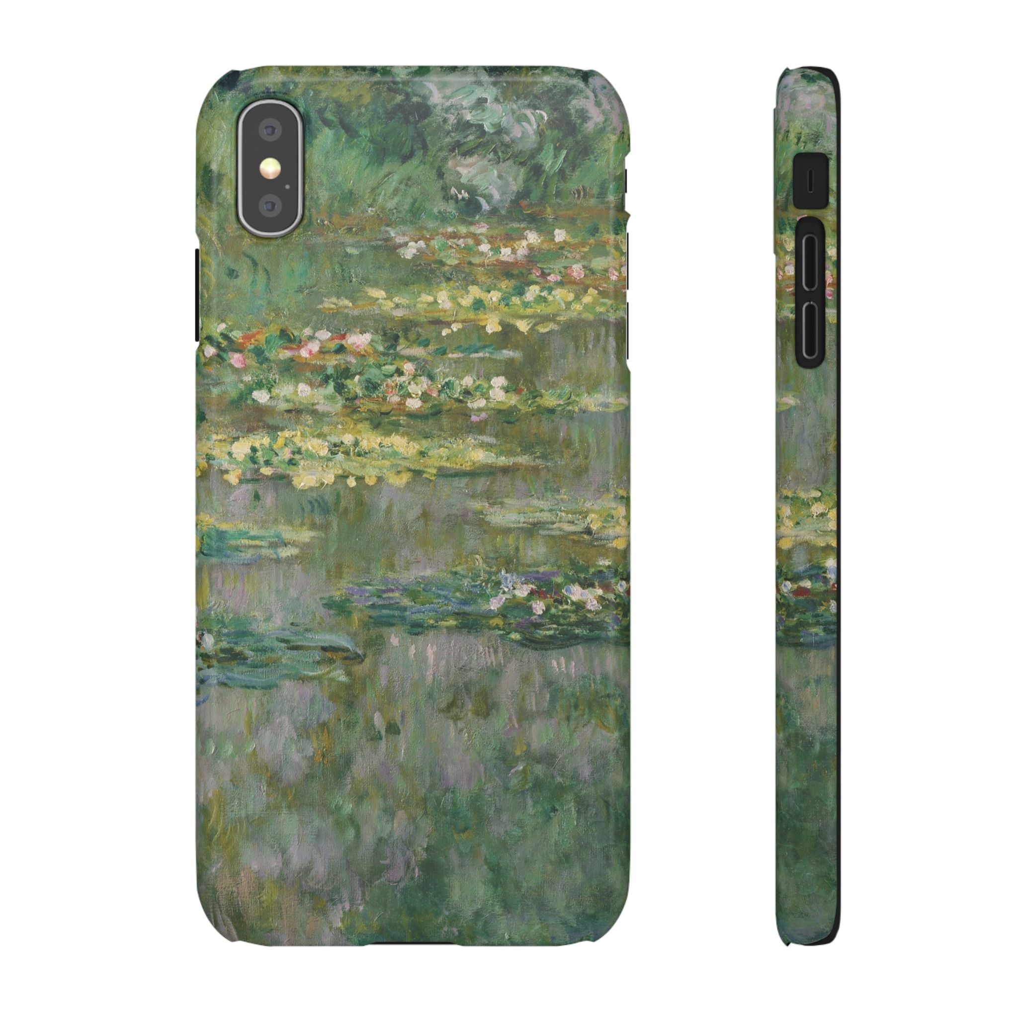 Le Bassin des Nymphéas by Claude Monet - iPhone Slim Case