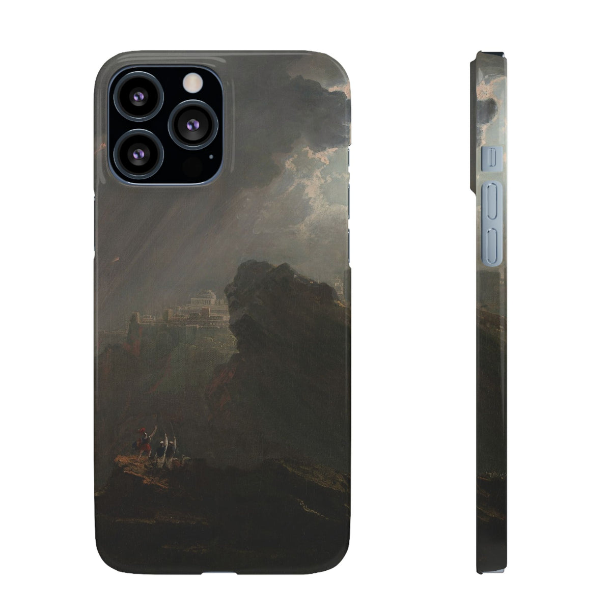 Joshua Commanding the Sun to Stand Still by John Martin - iPhone Slim Case
