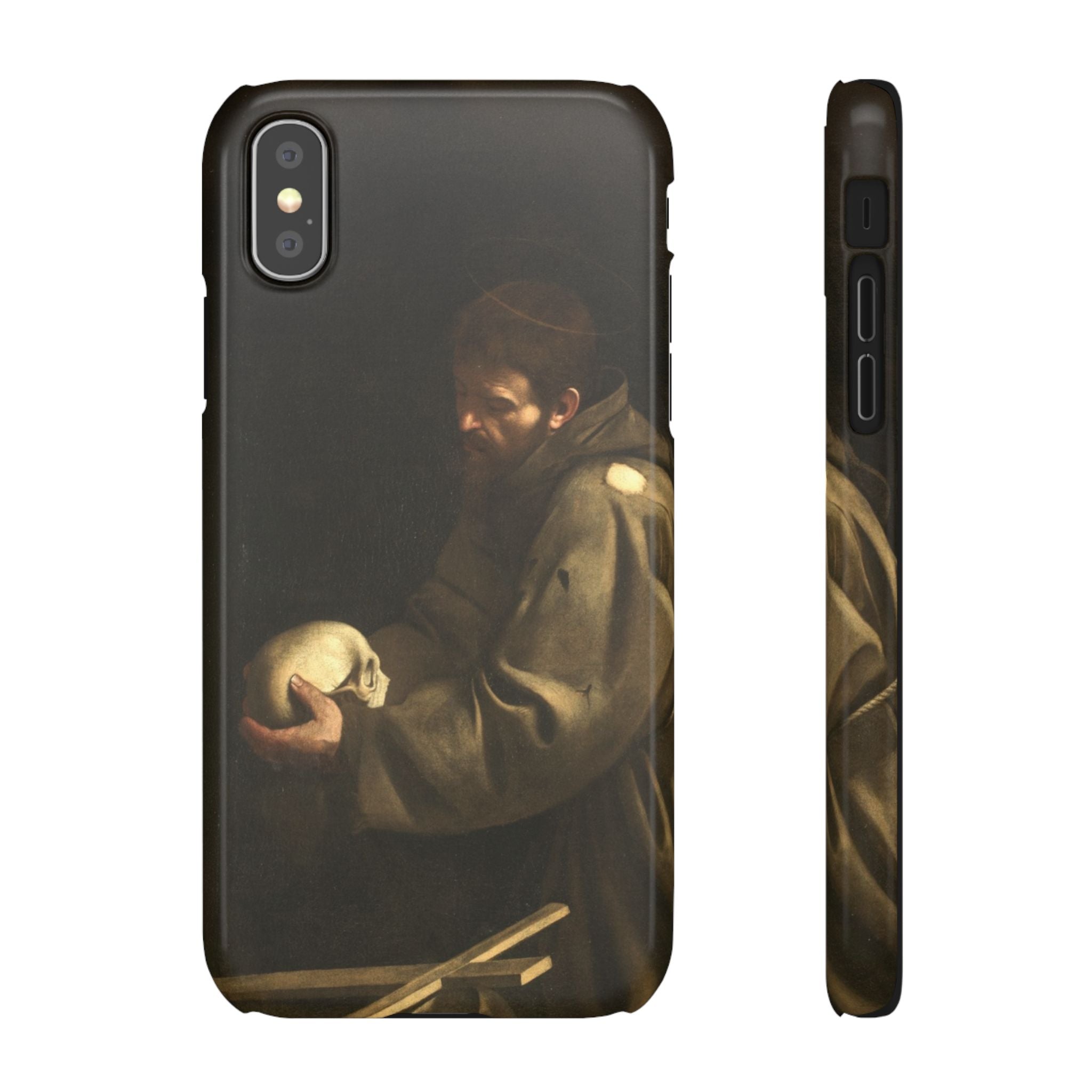 San Francesco in meditazione by Caravaggio - iPhone Slim Case