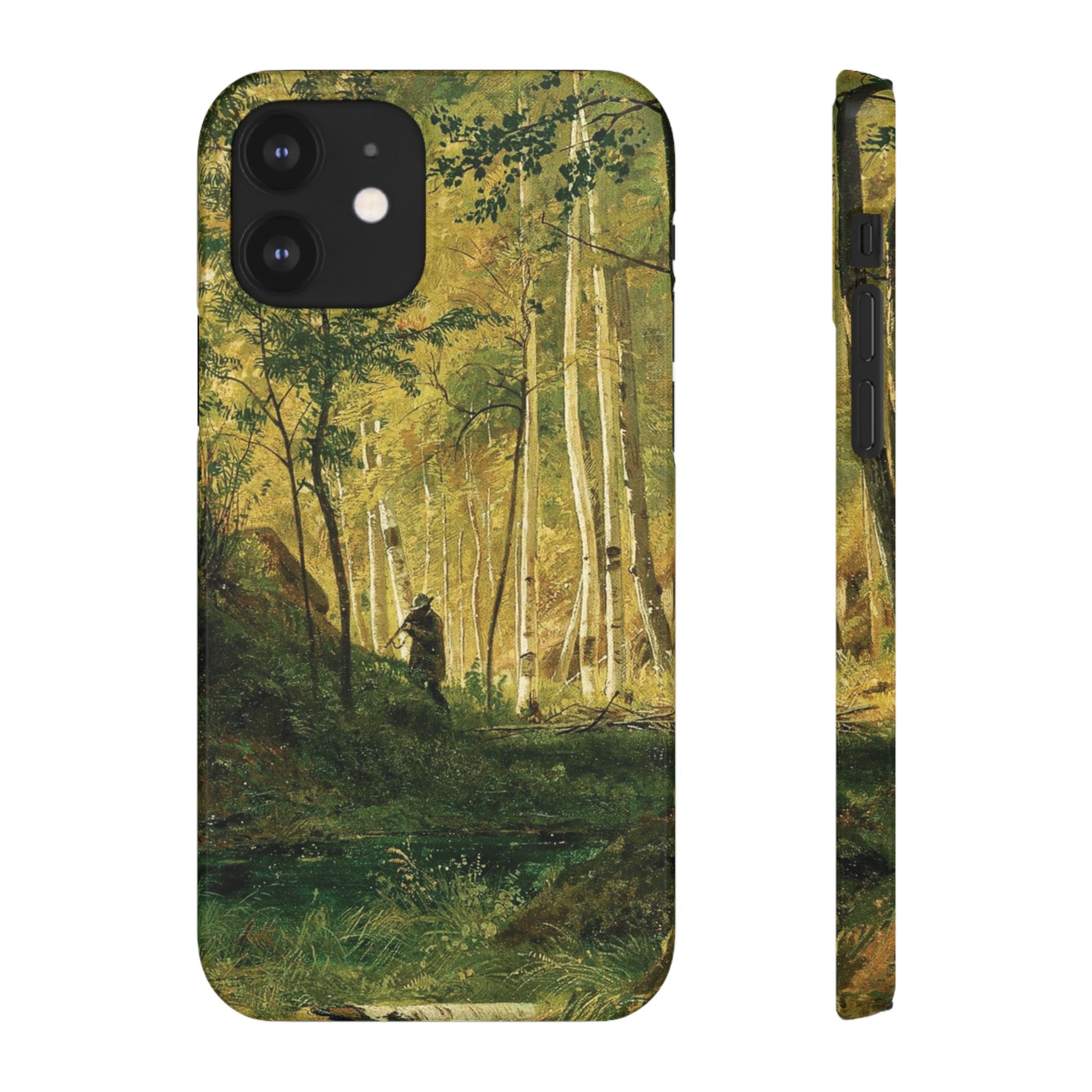 Landscape with a Hunter Valaam Island by Ivan Ivanovich Shishkin - iPhone Slim Case
