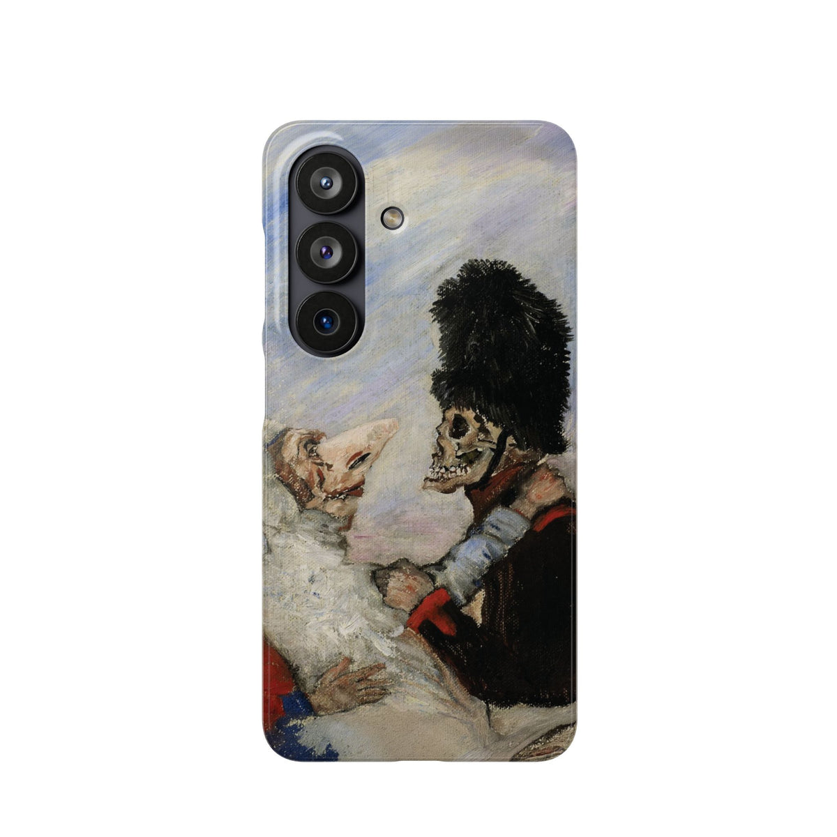 Skeleton Arresting Masqueraders by James Ensor - Samsung Slim Case