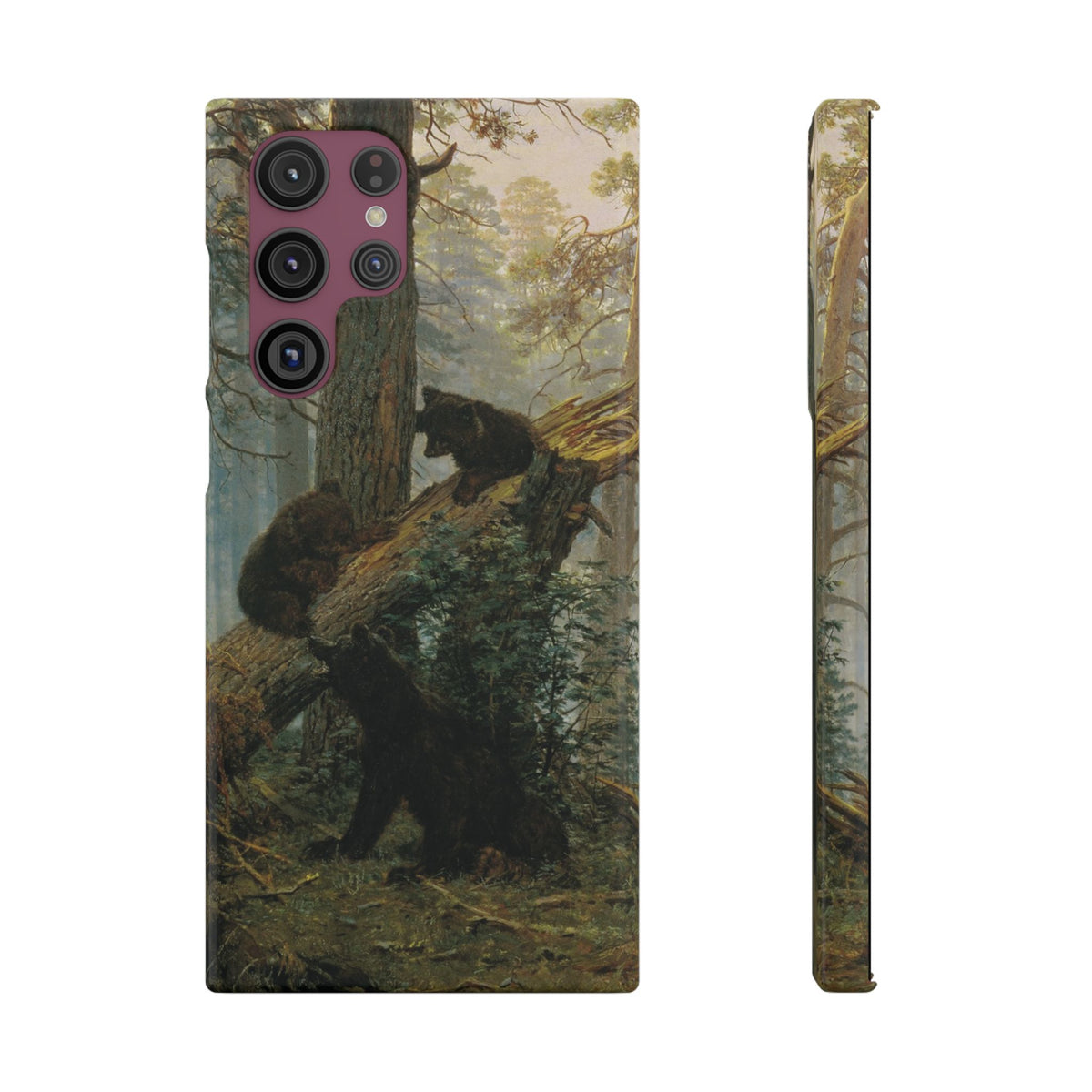 Morning in a Pine Forest by Ivan Ivanovich Shishkin - Samsung Slim Case