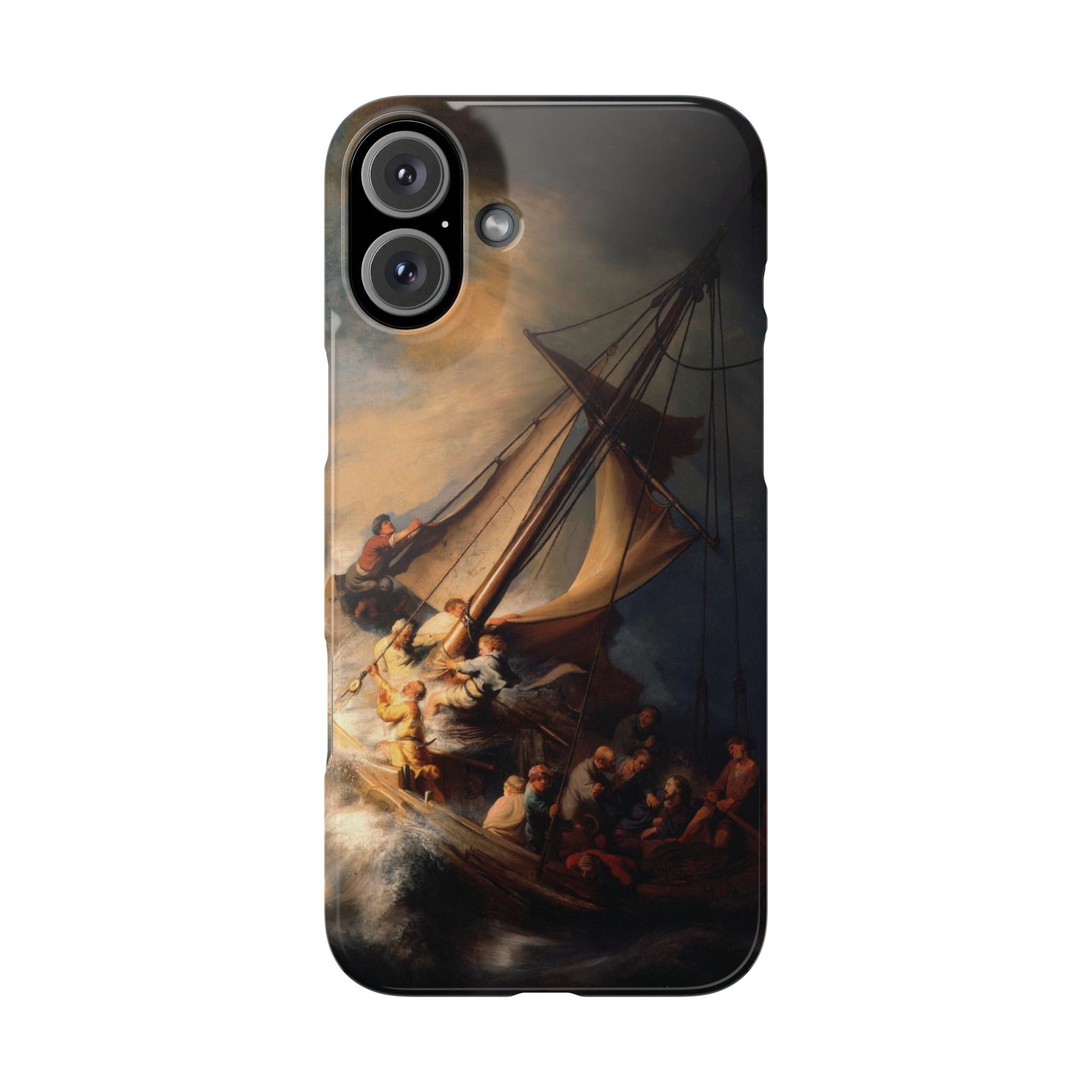 The Storm on the Sea of Galilee by Rembrandt - iPhone Slim Case