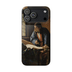 The Geographer by Johannes Vermeer - iPhone Slim Case