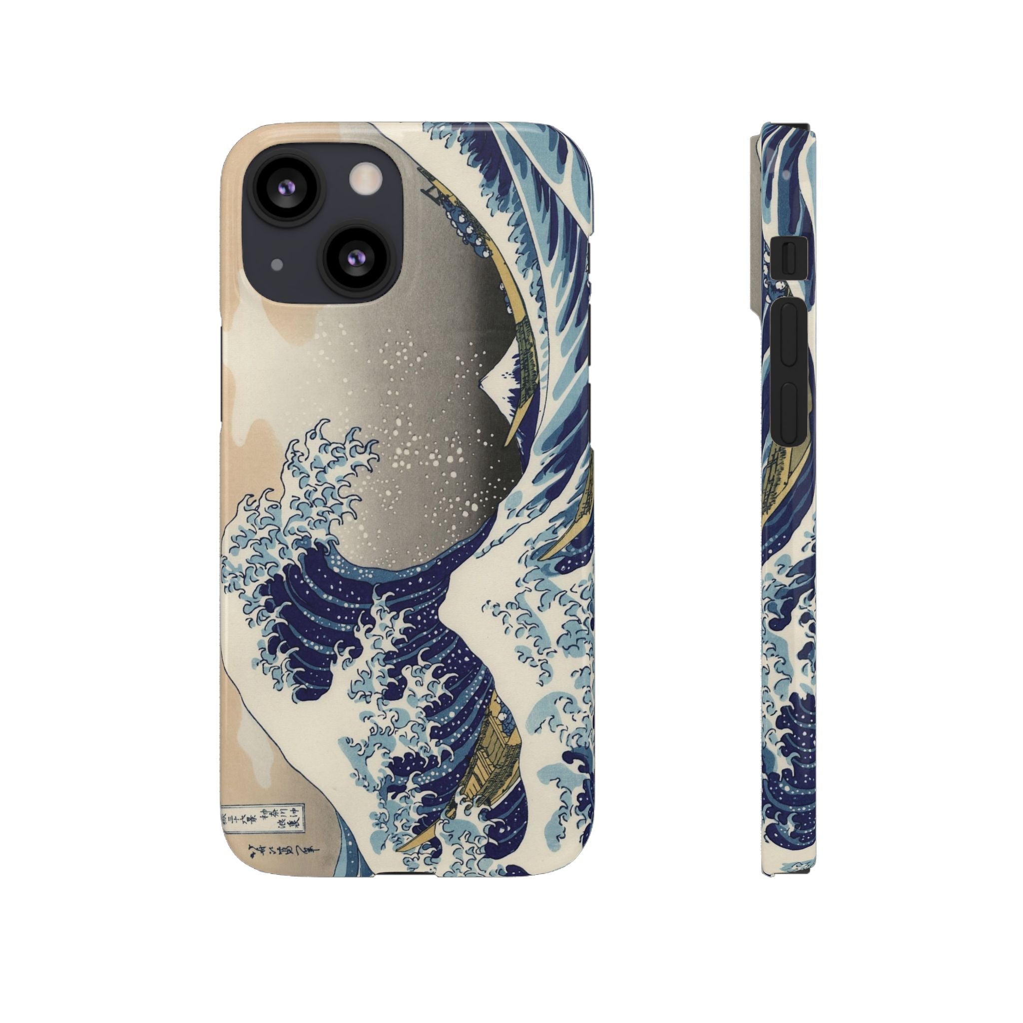 The Great Wave off Kanagawa by Hokusai - iPhone Slim Case