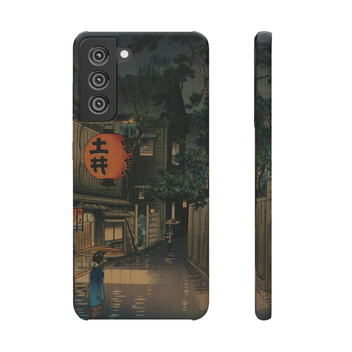 Evening at Ushigome by Tsuchiya Koitsu - Samsung Slim Case