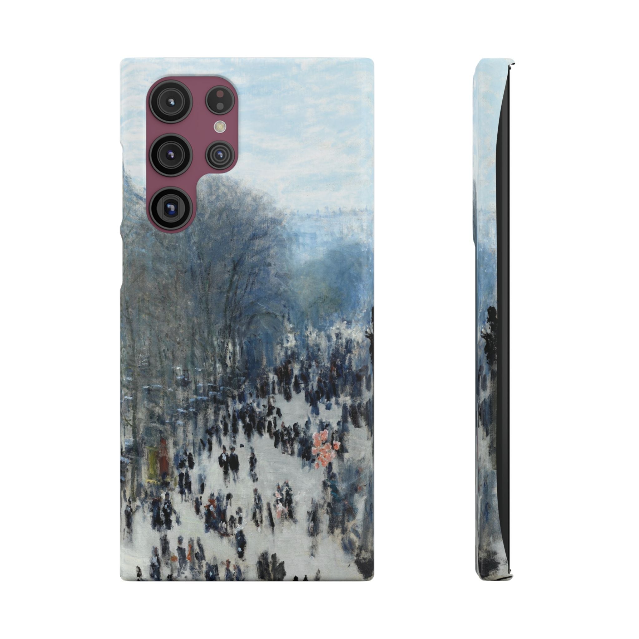 Boulevard des Capucines by Claude Monet - Samsung Slim Case
