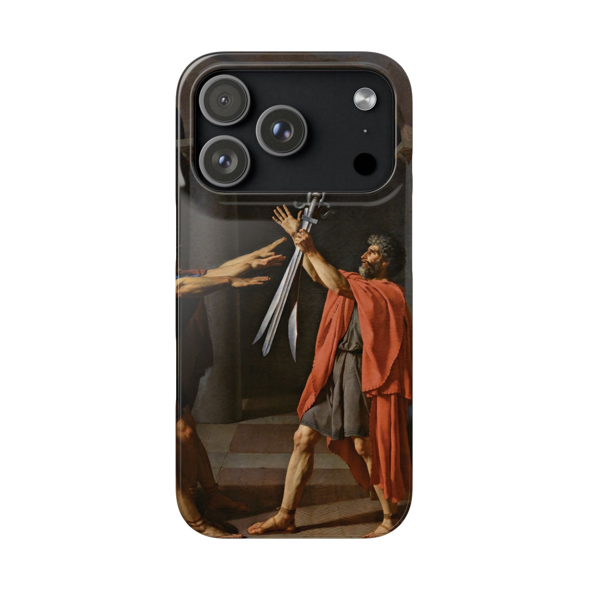 Oath of the Horatii by Jacques-Louis David - iPhone Slim Case