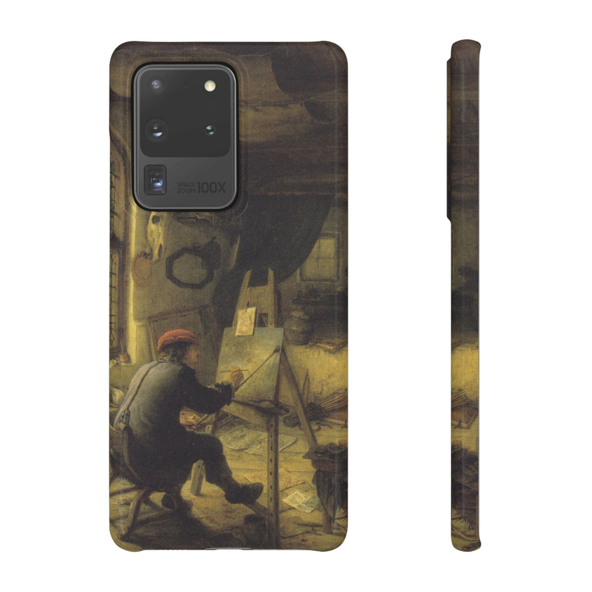 The Painter in His Workshop by Adriaen van Ostade - Samsung Slim Case