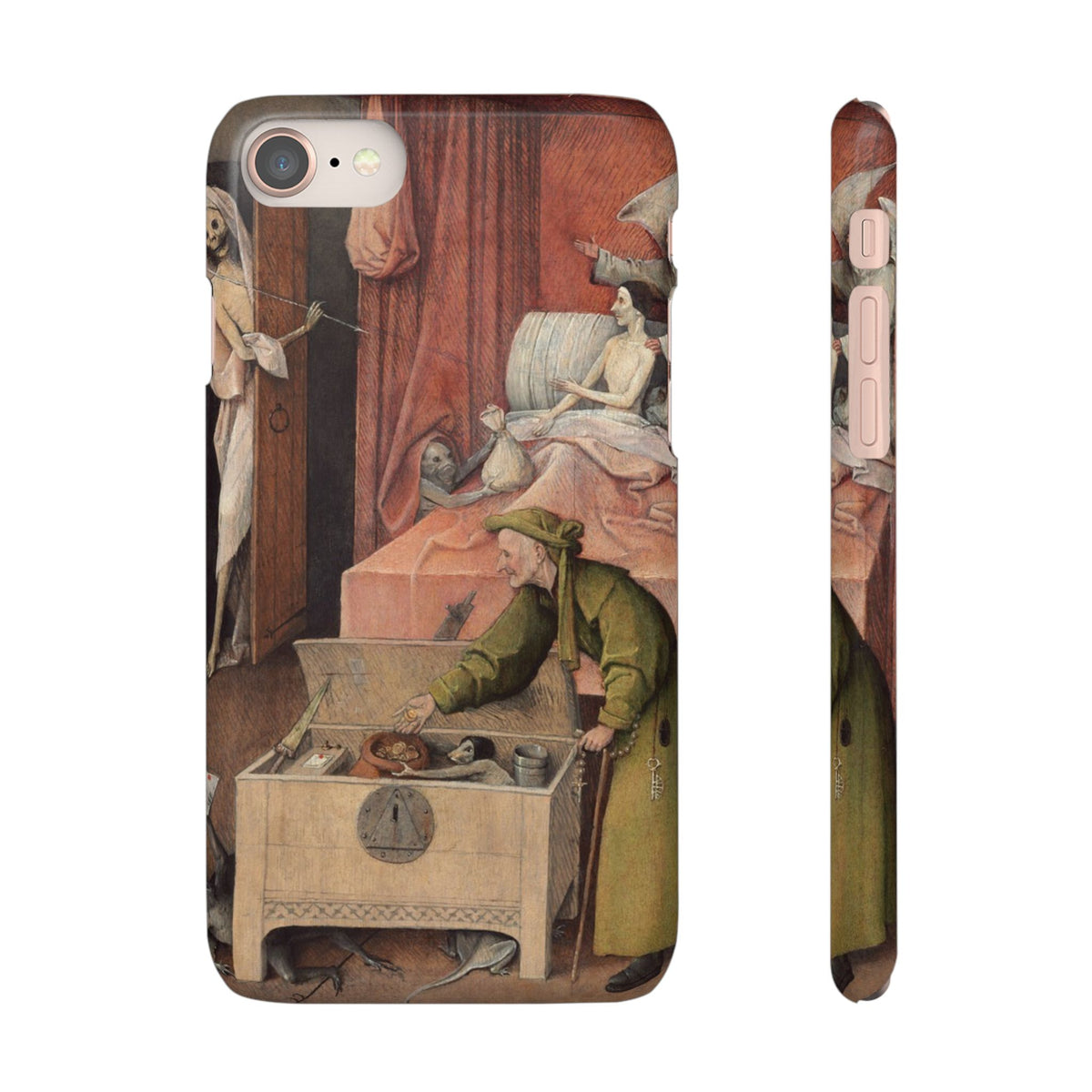The Death of the Miser by Hieronymus Bosch - iPhone Slim Case