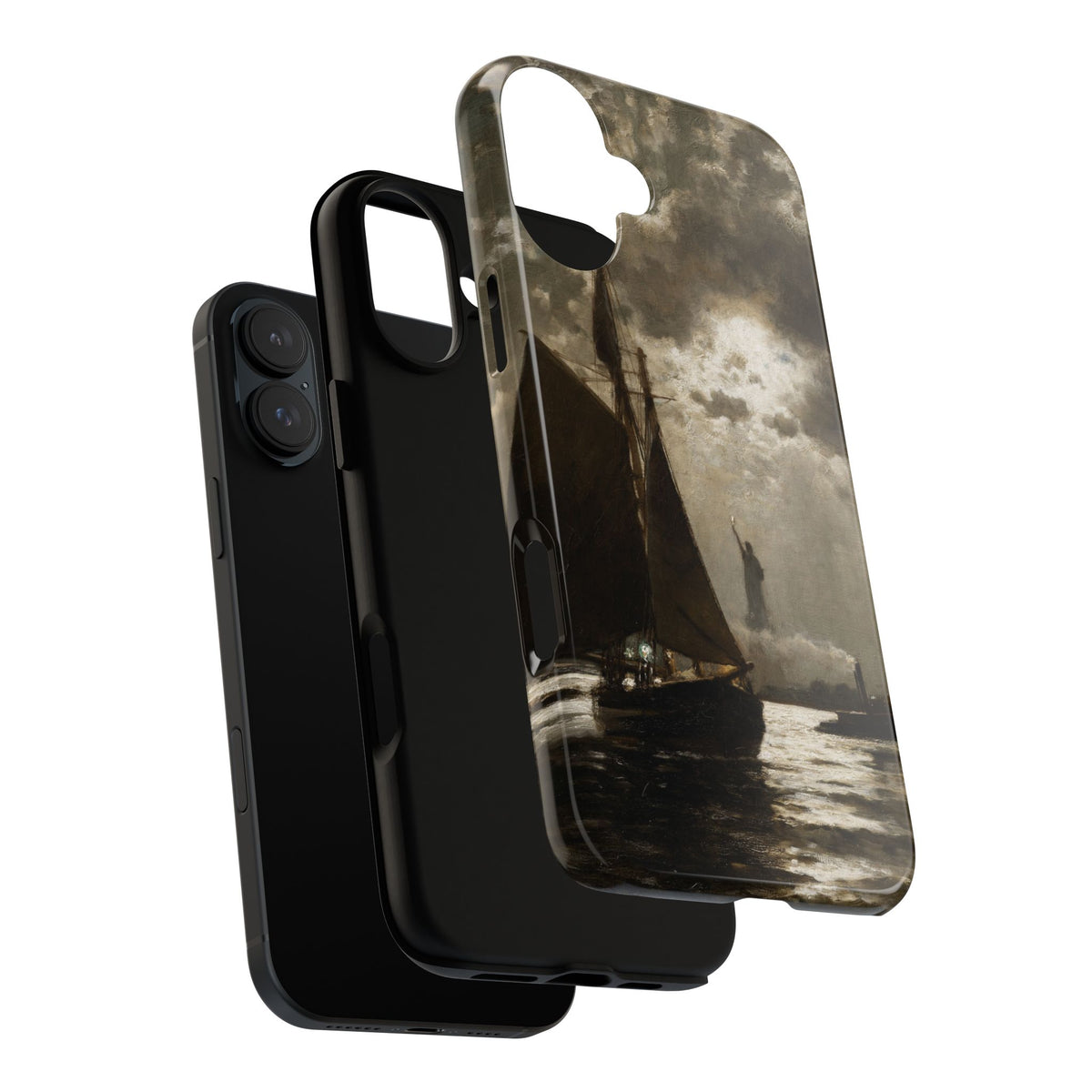 Nightfall over New York Harbor by Edward Moran - iPhone Tough Case