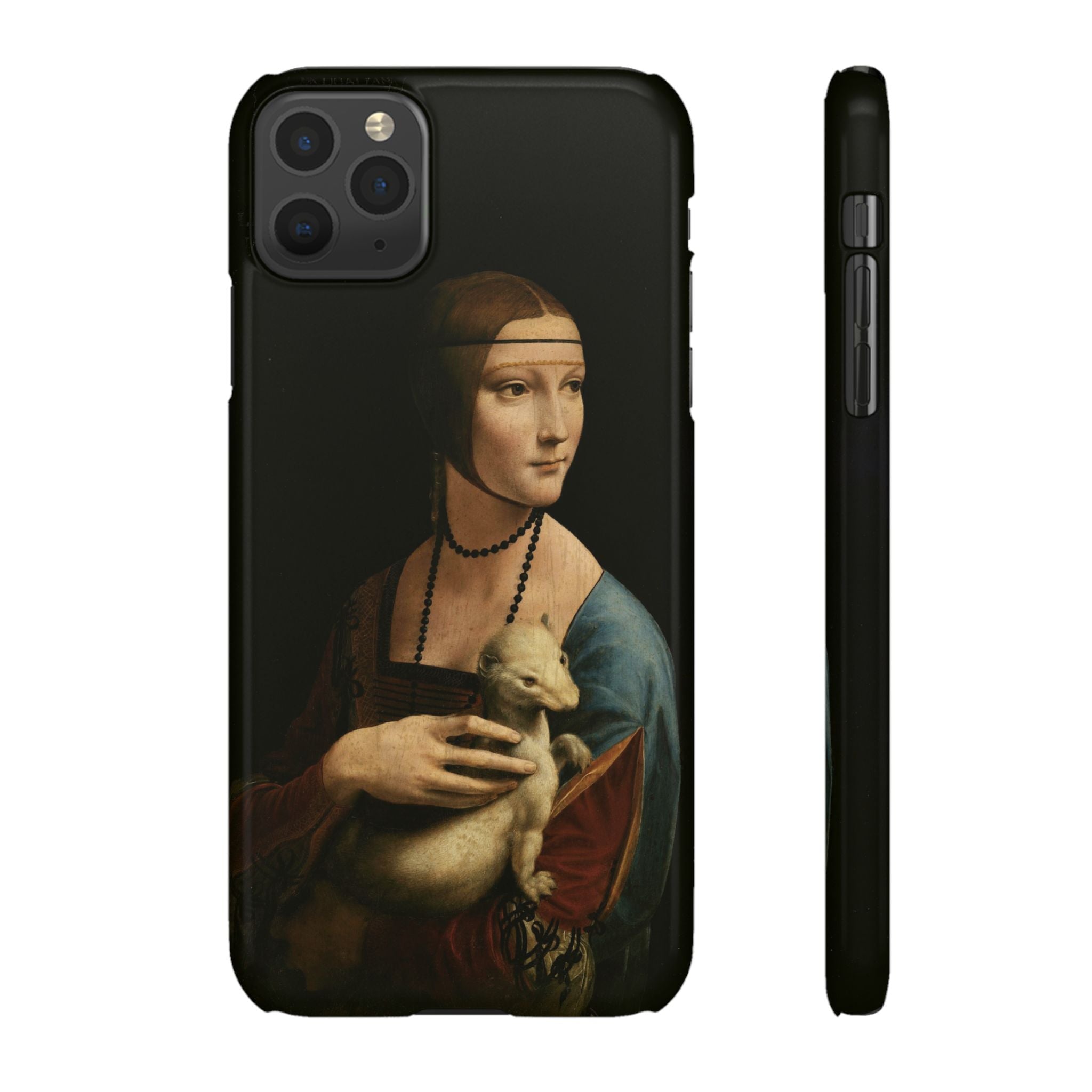 Lady with an Ermine by Leonardo da Vinci - iPhone Slim Case