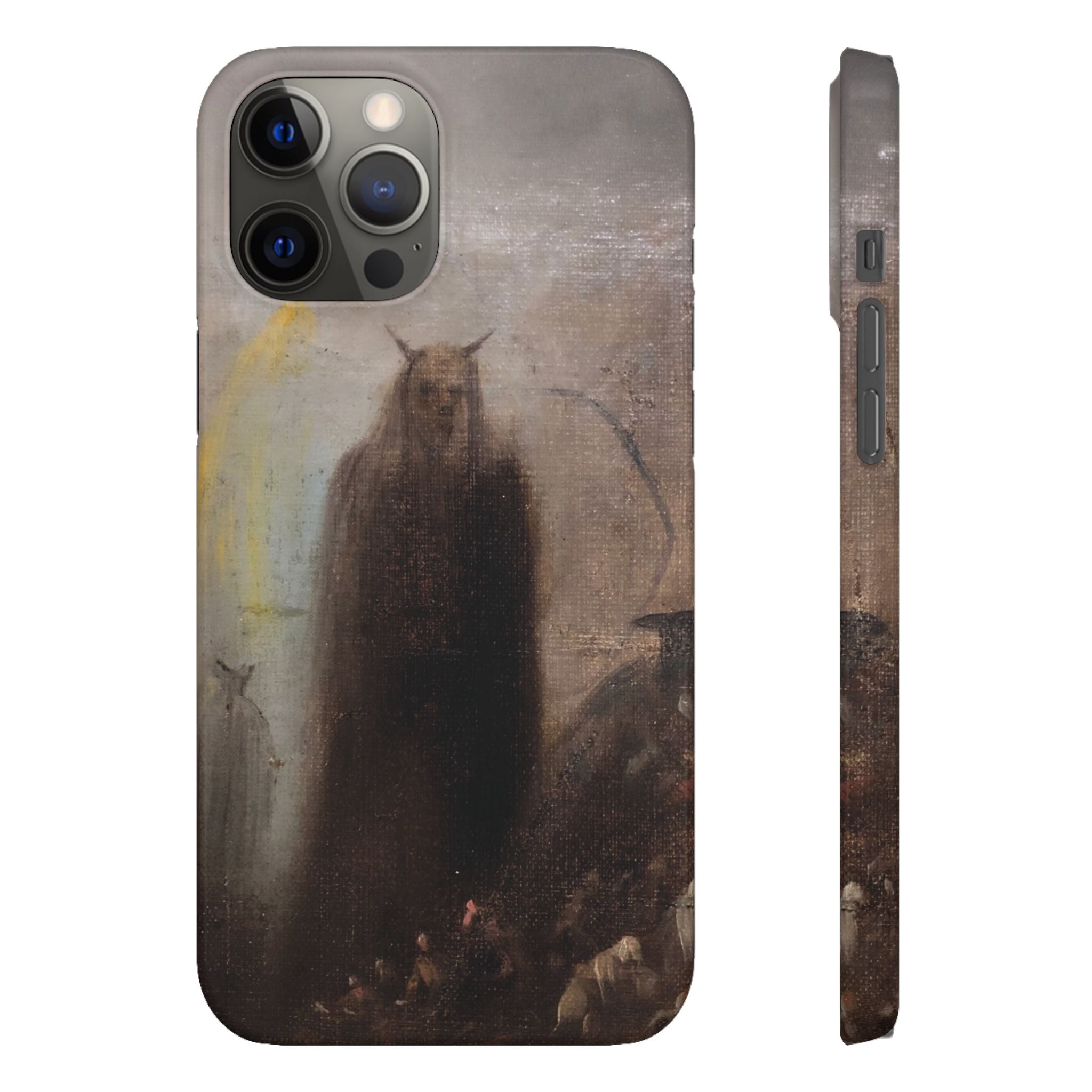 Ghostly Vision by Francisco Goya - iPhone Slim Case