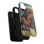 Indians on Horsebacks by August Macke - iPhone Tough Case