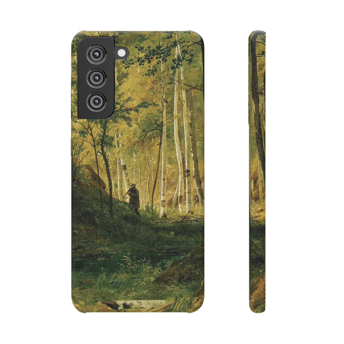 Landscape with a Hunter Valaam Island by Ivan Ivanovich Shishkin - Samsung Slim Case