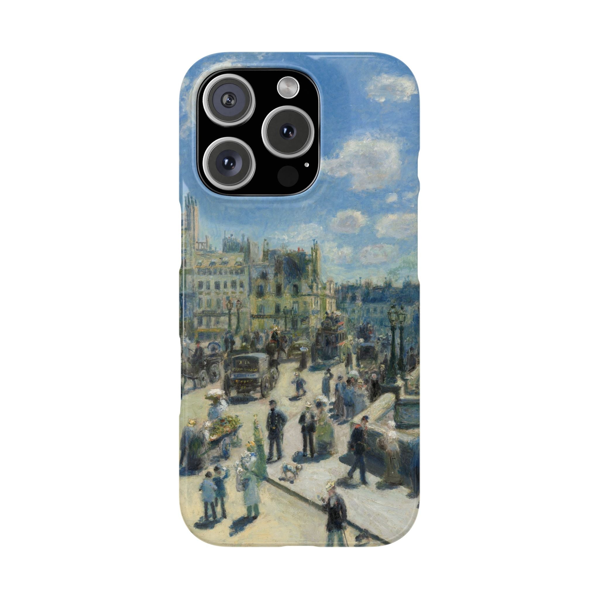 Pont Neuf Paris by Pierre Auguste Renoir - iPhone Slim Case