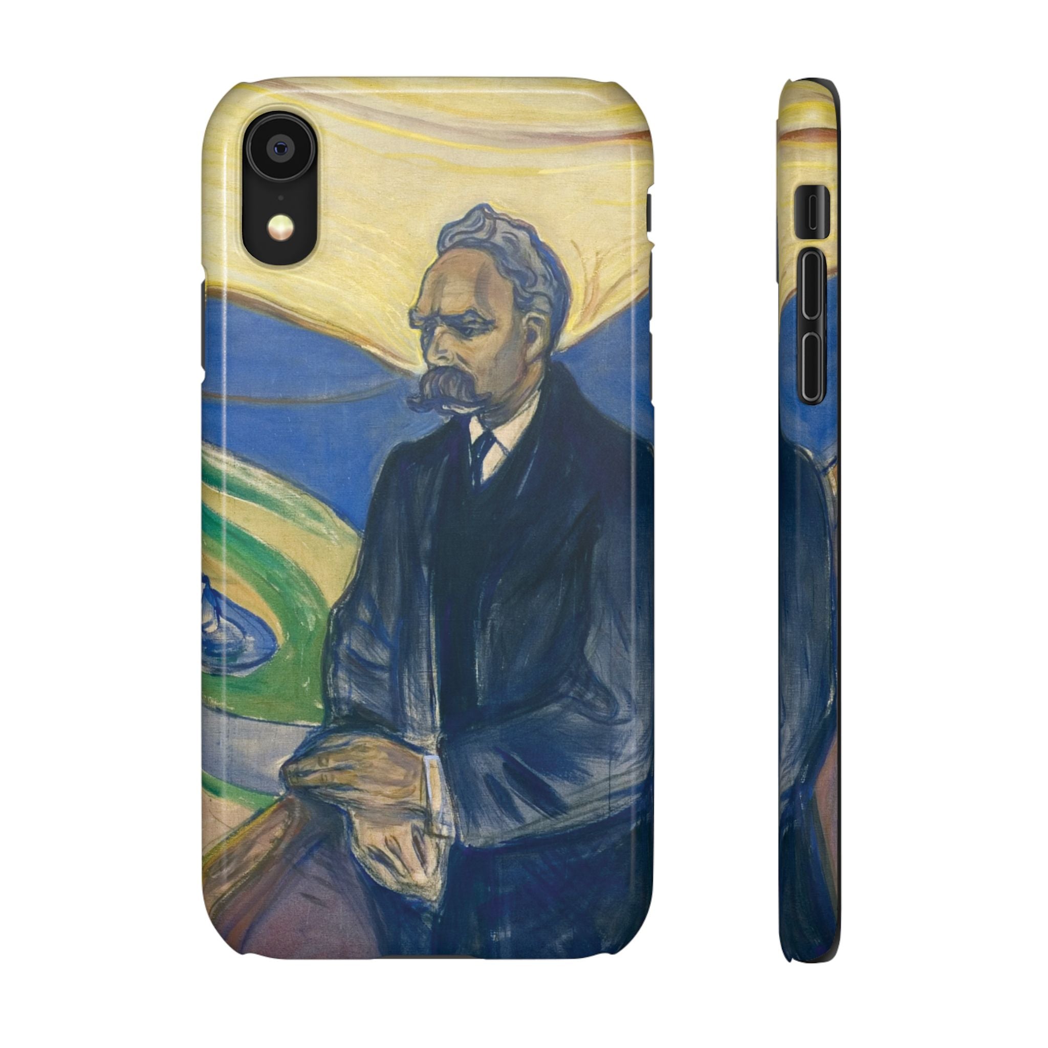 Portrait of Friedrich Nietzsche by Edvard Munch - iPhone Slim Case