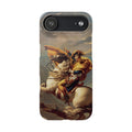 Napoleon at the Saint-Bernard Pass by Jacques-Louis David - iPhone Slim Case