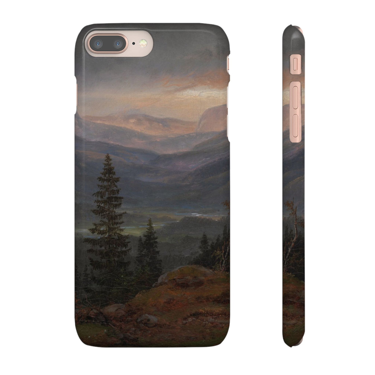 View over Hallingdal by Johan Dahl - iPhone Slim Case