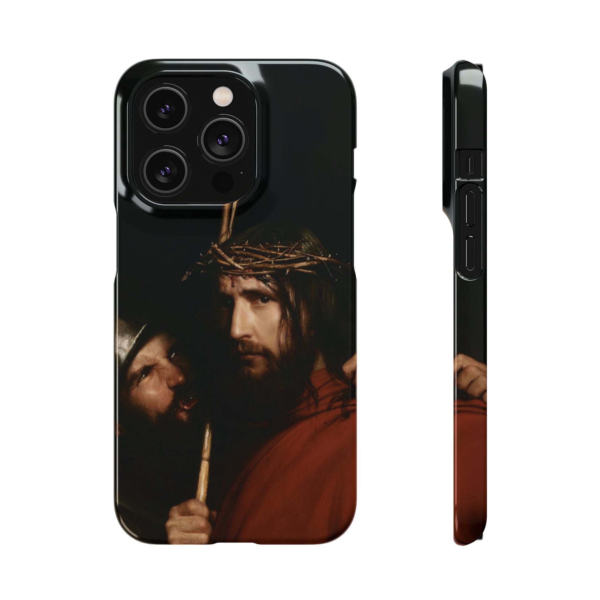 The Mocking of Christ by Carl Bloch - iPhone Slim Case