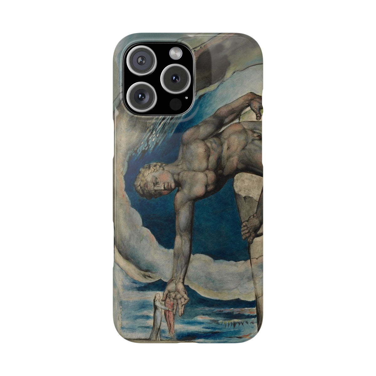 Antaeus setting down Dante and Virgil in the Last Circle of Hell by William Blake - iPhone Slim Case
