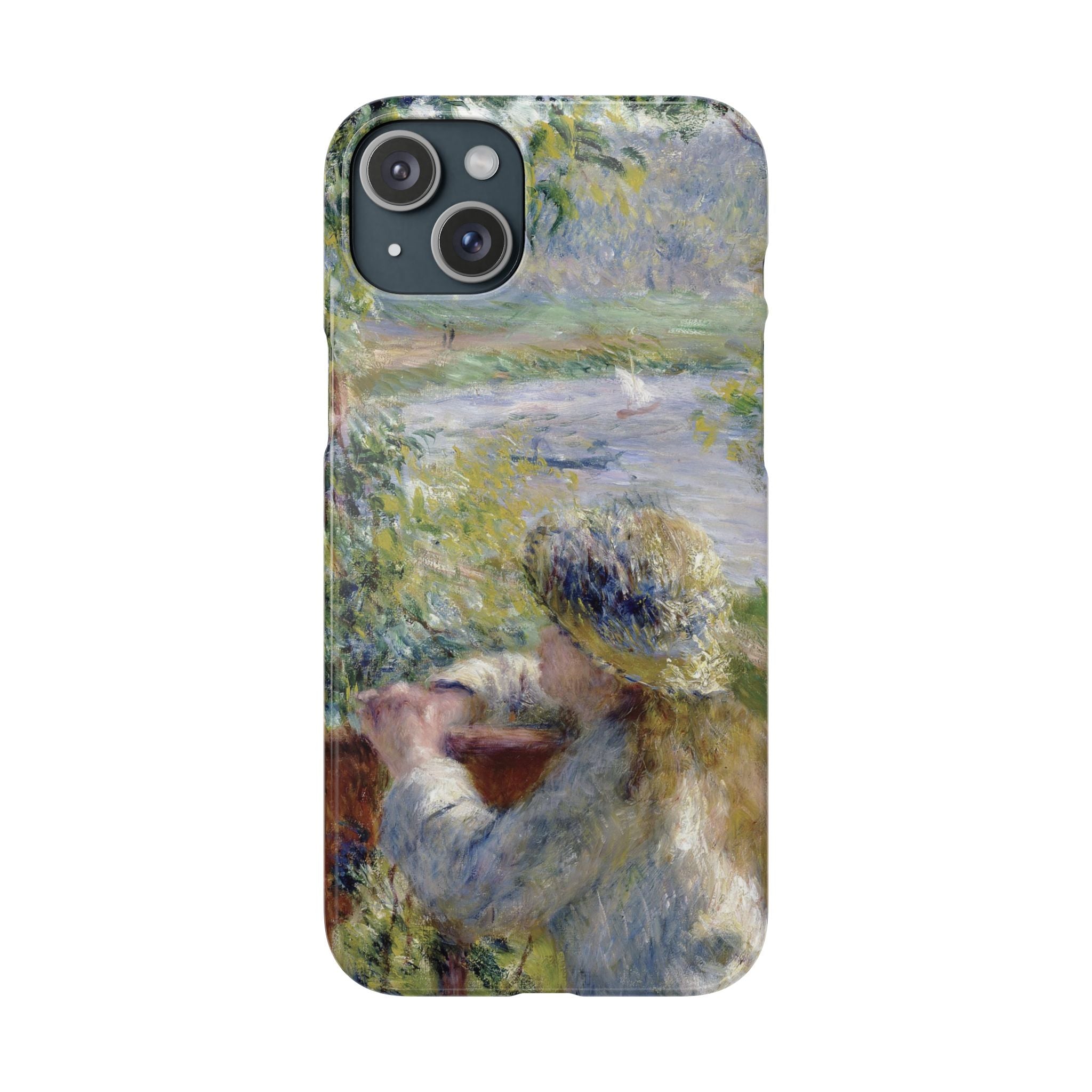 By the Water by Pierre Auguste Renoir - iPhone Slim Case