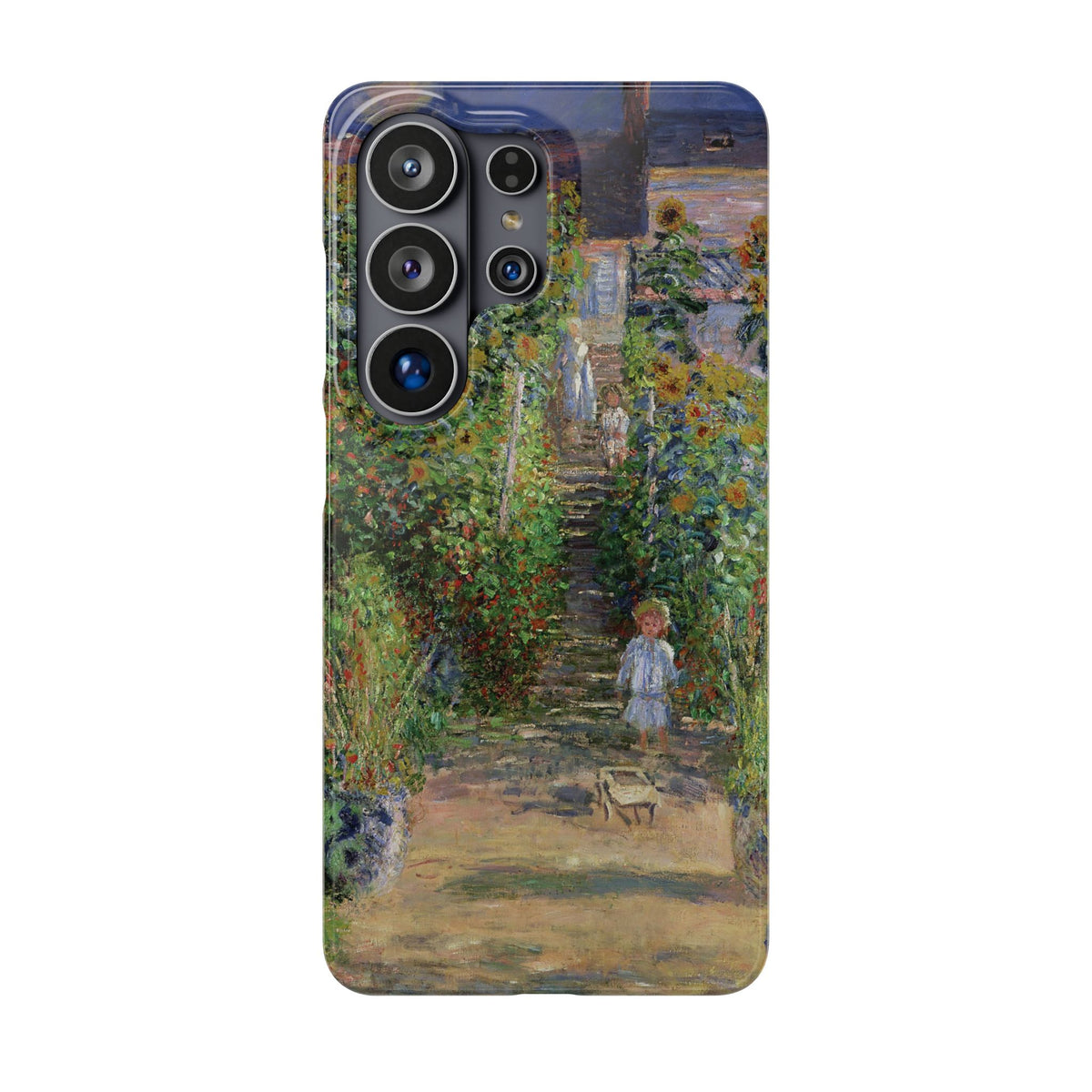 Monets Garden at Vetheuil by Claude Monet - Samsung Slim Case