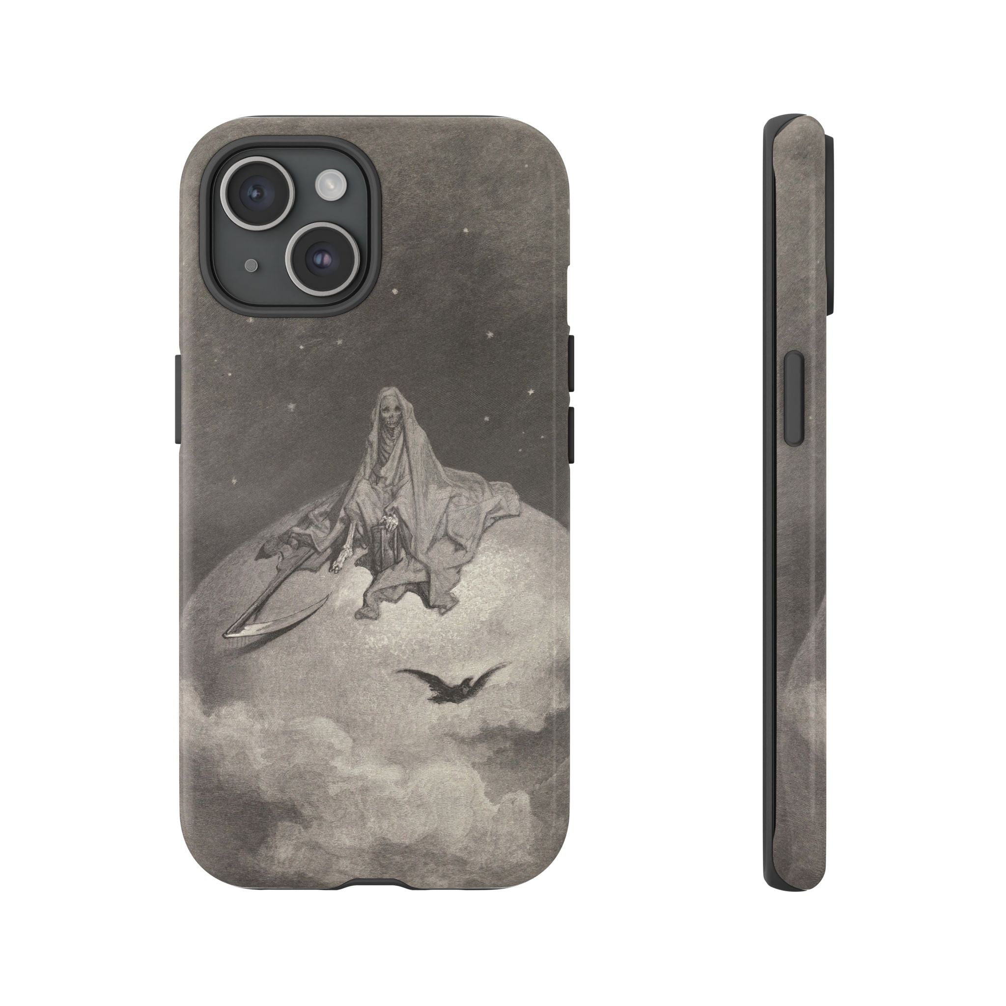 Doubting, dreaming dreams no mortal ever dared to dream before by Gustave Doré - iPhone Tough Case