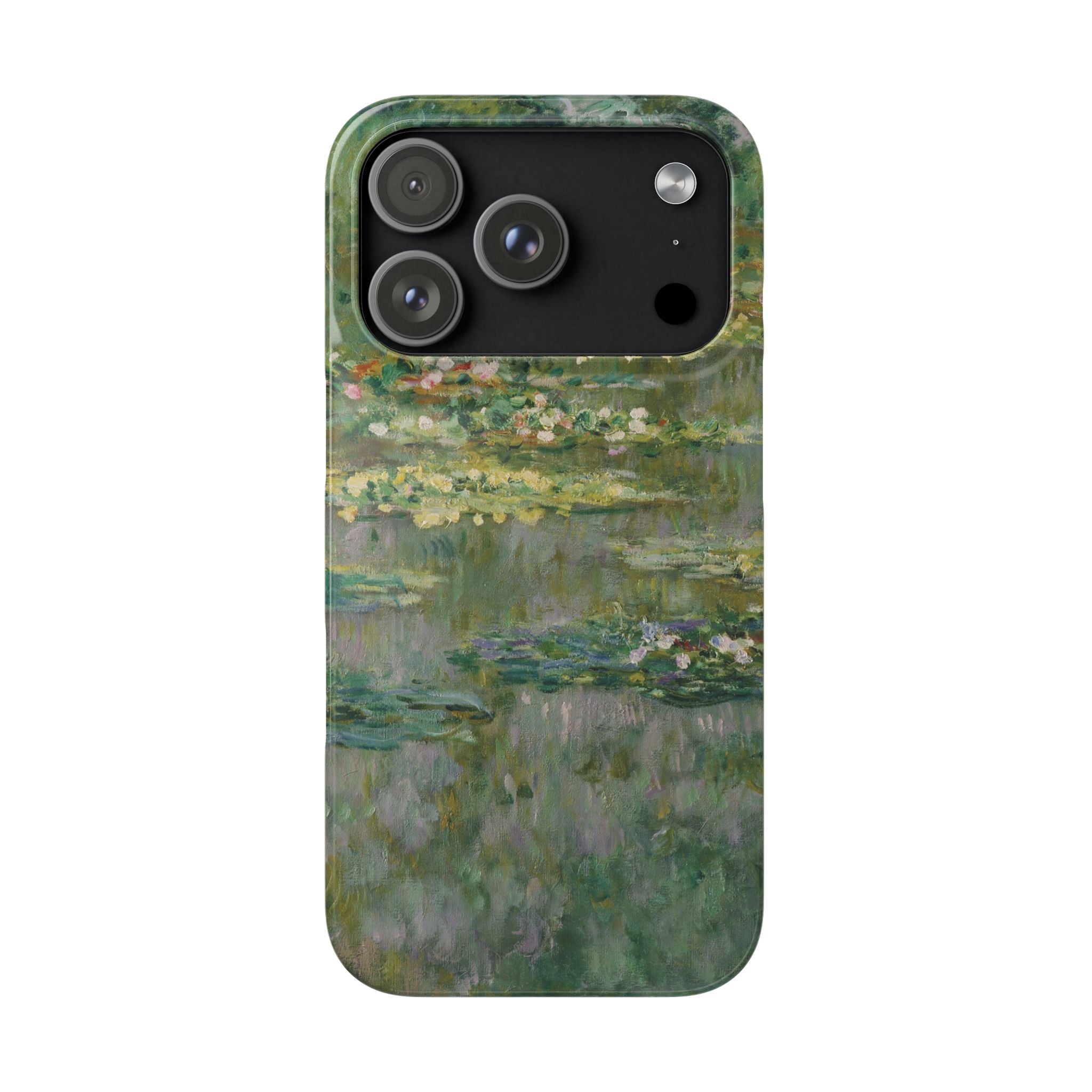 Le Bassin des Nymphéas by Claude Monet - iPhone Slim Case