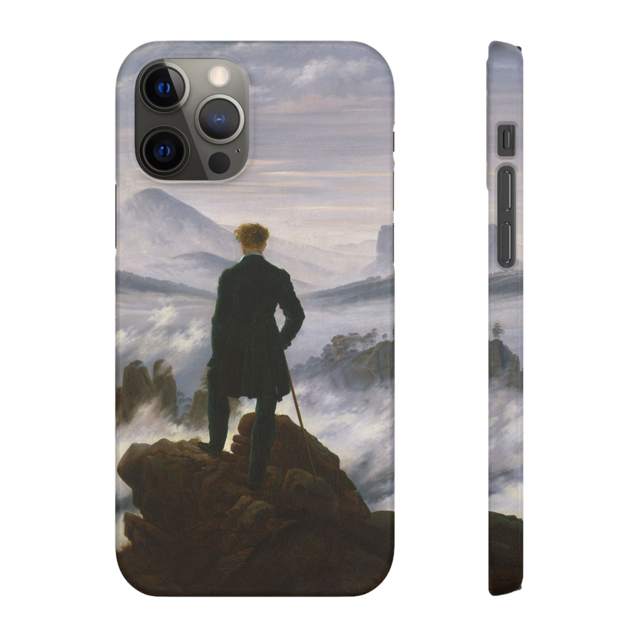 The Wanderer above the Sea of Fog by Caspar David Friedrich - iPhone Slim Case