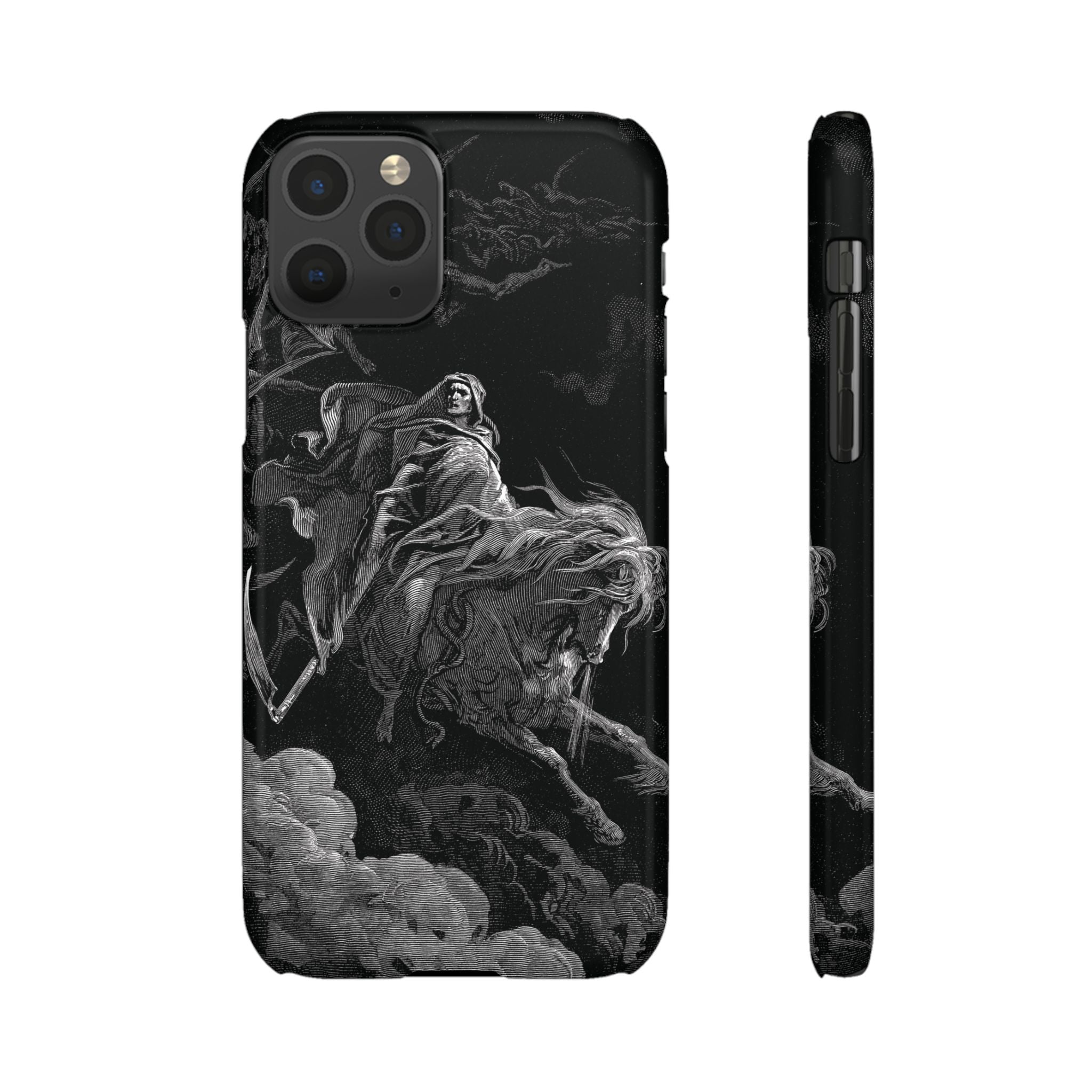 Death on the Pale Horse by Gustave Dore - iPhone Slim Case