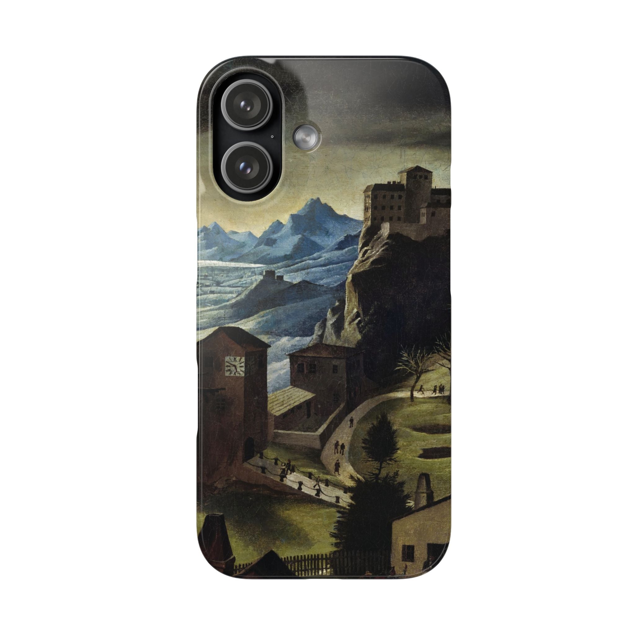 Landschaft mit Burg by Franz Sedlacek - iPhone Slim Case