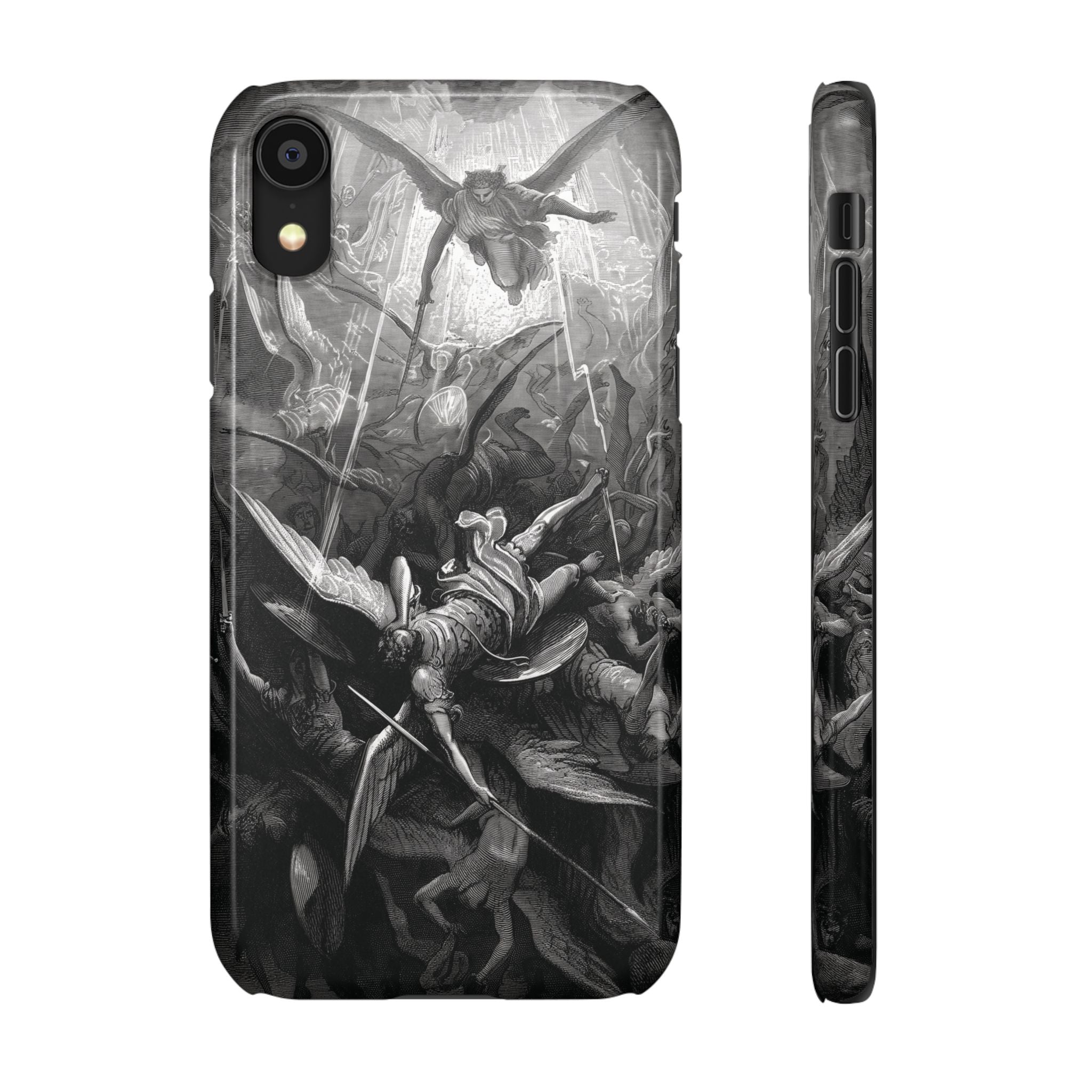 Paradise Lost | The Battle in Heaven by Gustave Doré - iPhone Slim Case