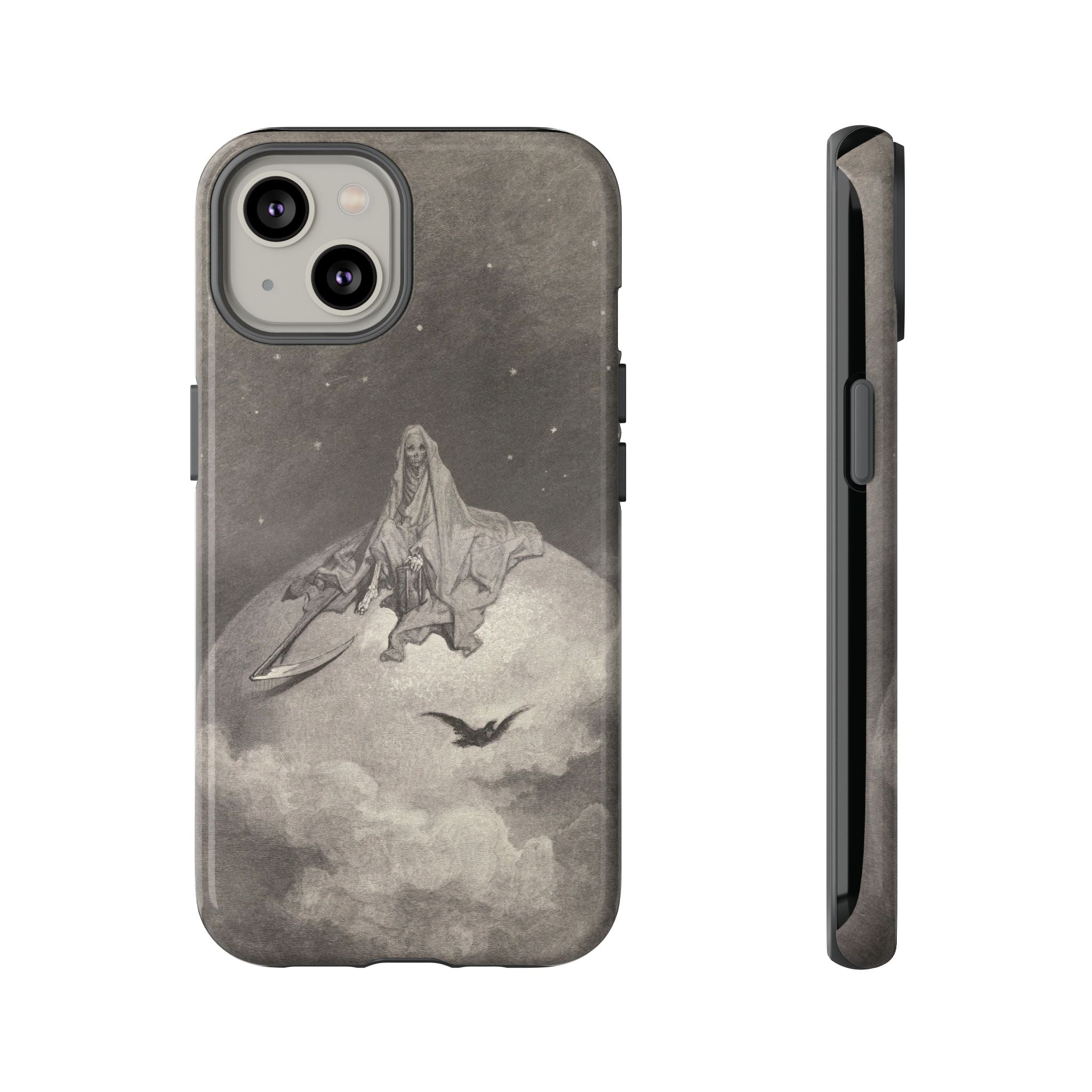 Doubting, dreaming dreams no mortal ever dared to dream before by Gustave Doré - iPhone Tough Case