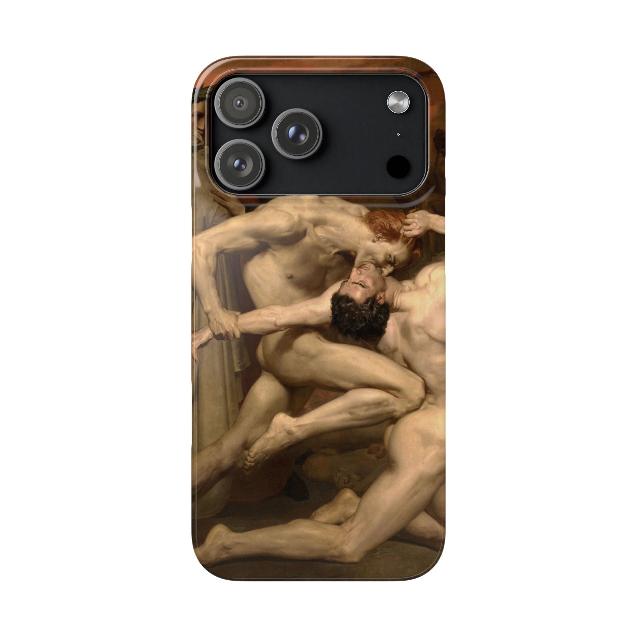 Dante and Virgile by William Bouguereau - iPhone Slim Case